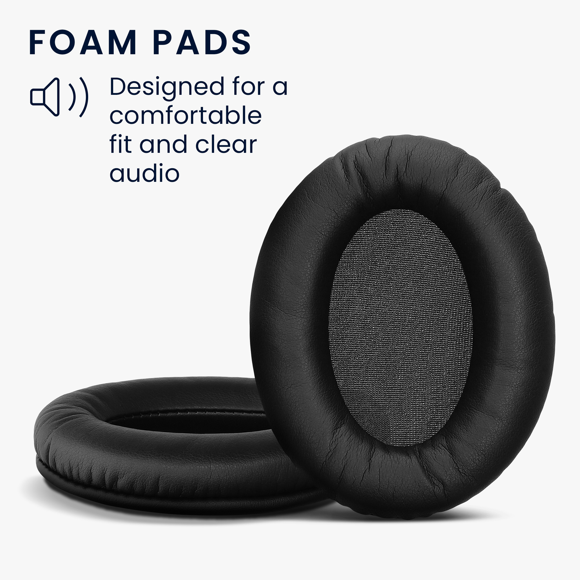 2x Náušníky na sluchátka kwmobile pro Sennheiser HD280 Pro Ear Pads - černá