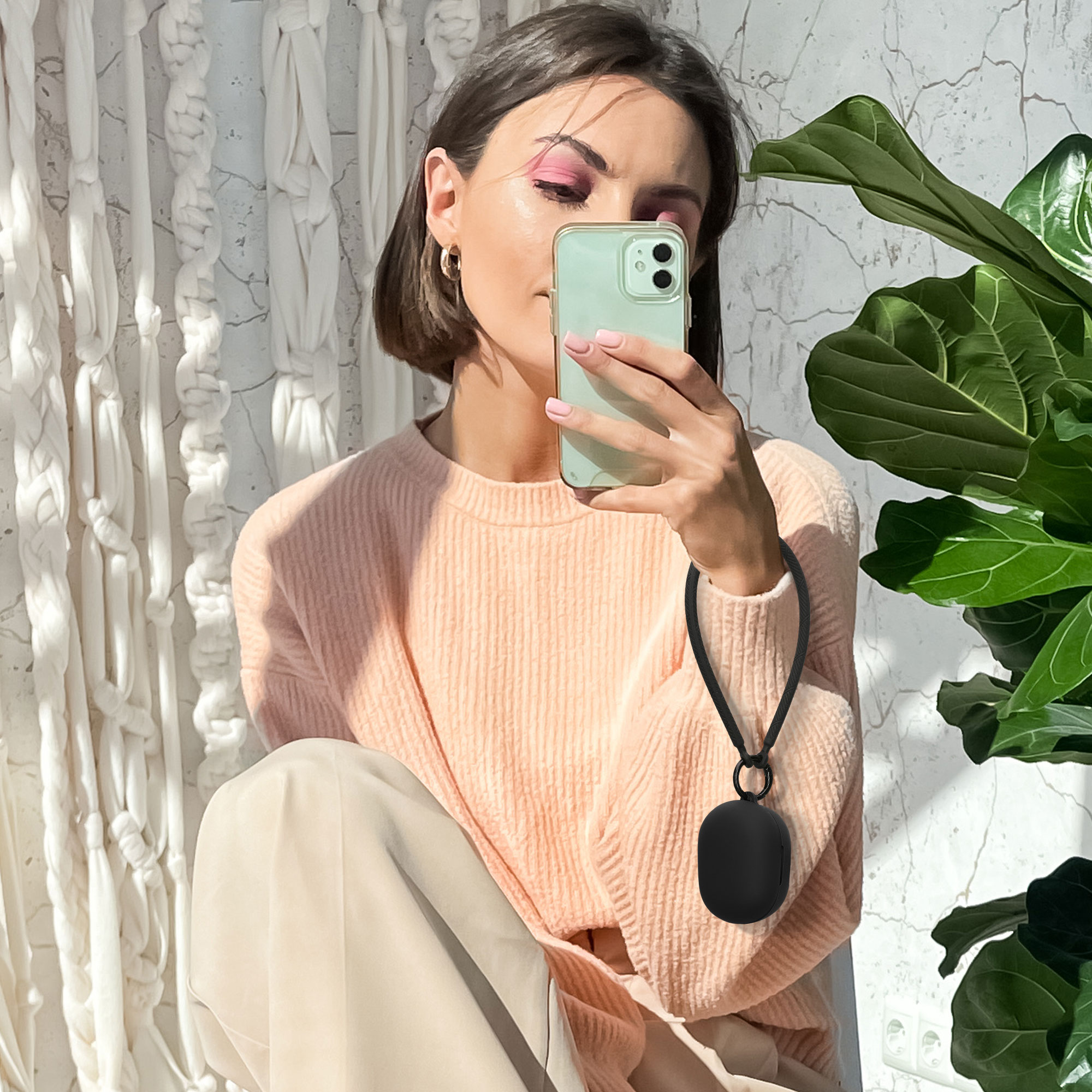 Silikonový obal nabíjecí pouzdro sluchátka Bose QuietComfort Earbuds černá kwmobile