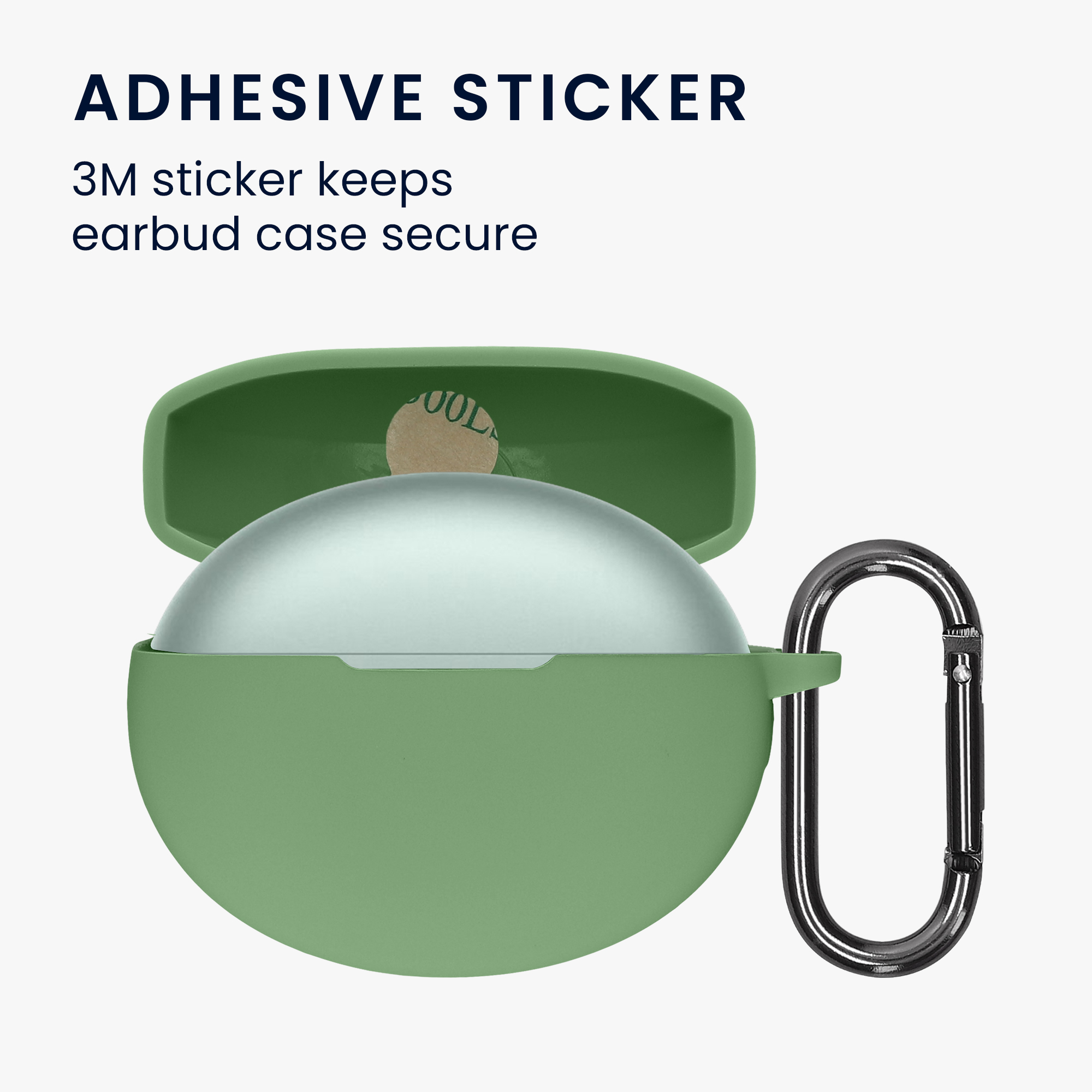 Silikonové pouzdro na sluchátka OnePlus Buds 4 Matcha Green