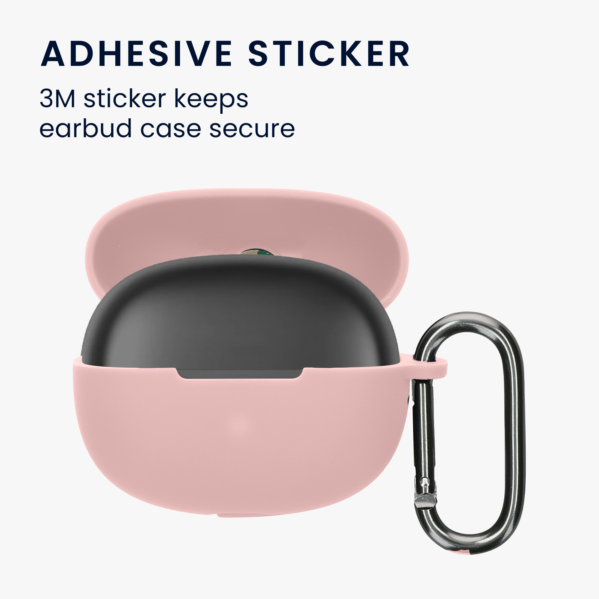 Pouzdro na sluchátka kwmobile pro Shokz OpenDots ONE, pudrově růžová