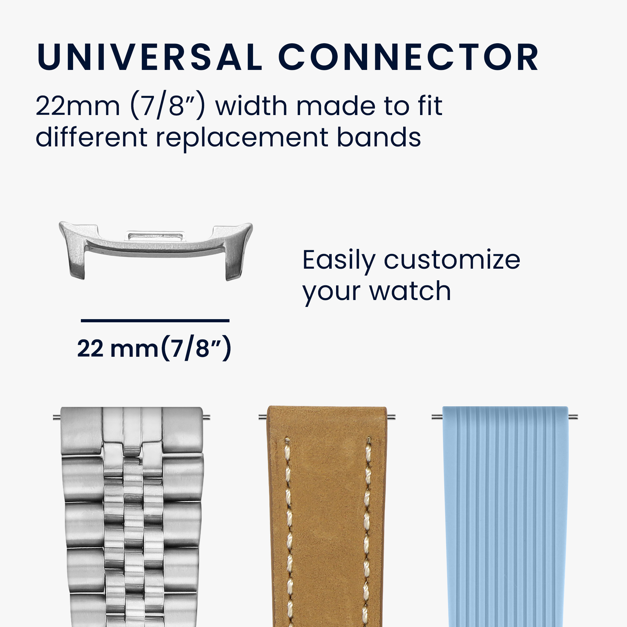 Adaptéry pro spojení řemínku hodinek pro Samsung Galaxy Watch 8 / Galaxy Watch 8 Classic 46mm kwmobile sada 4 ks