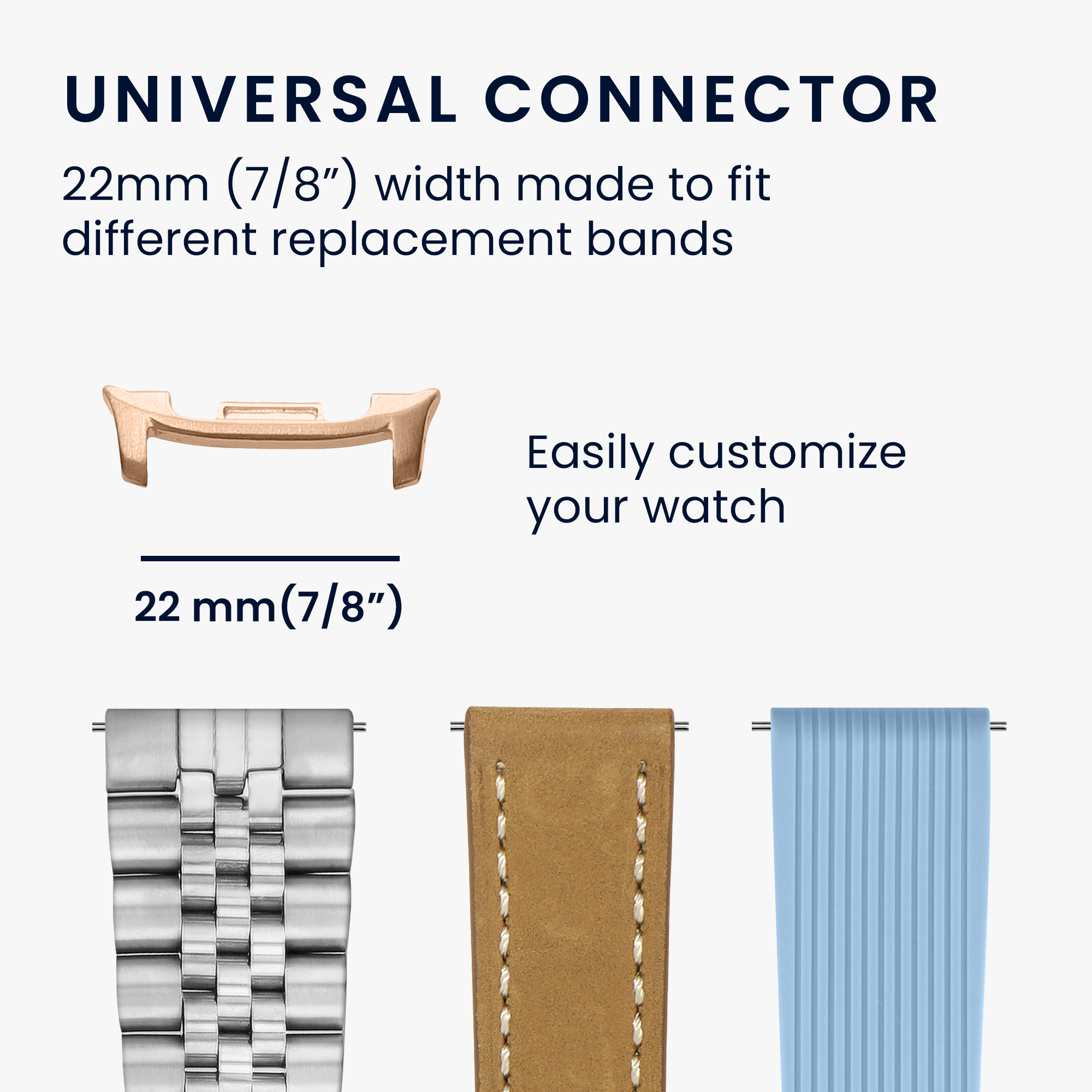 Adaptéry pro spojení řemínku hodinek pro Samsung Galaxy Watch 8 / Galaxy Watch 8 Classic 46mm kwmobile sada 4 ks