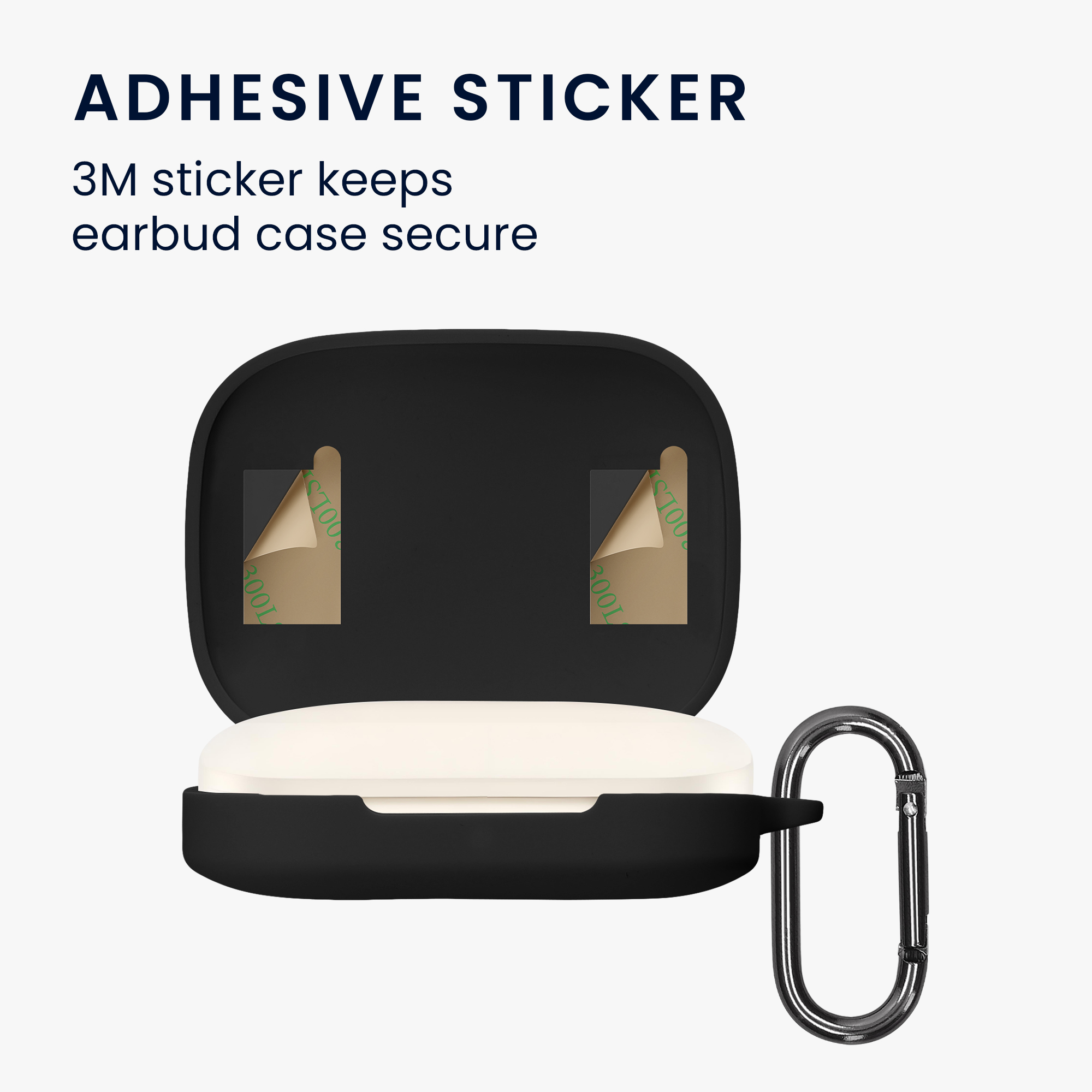 Silikonové pouzdro na sluchátka HONOR Earbuds Open černý
