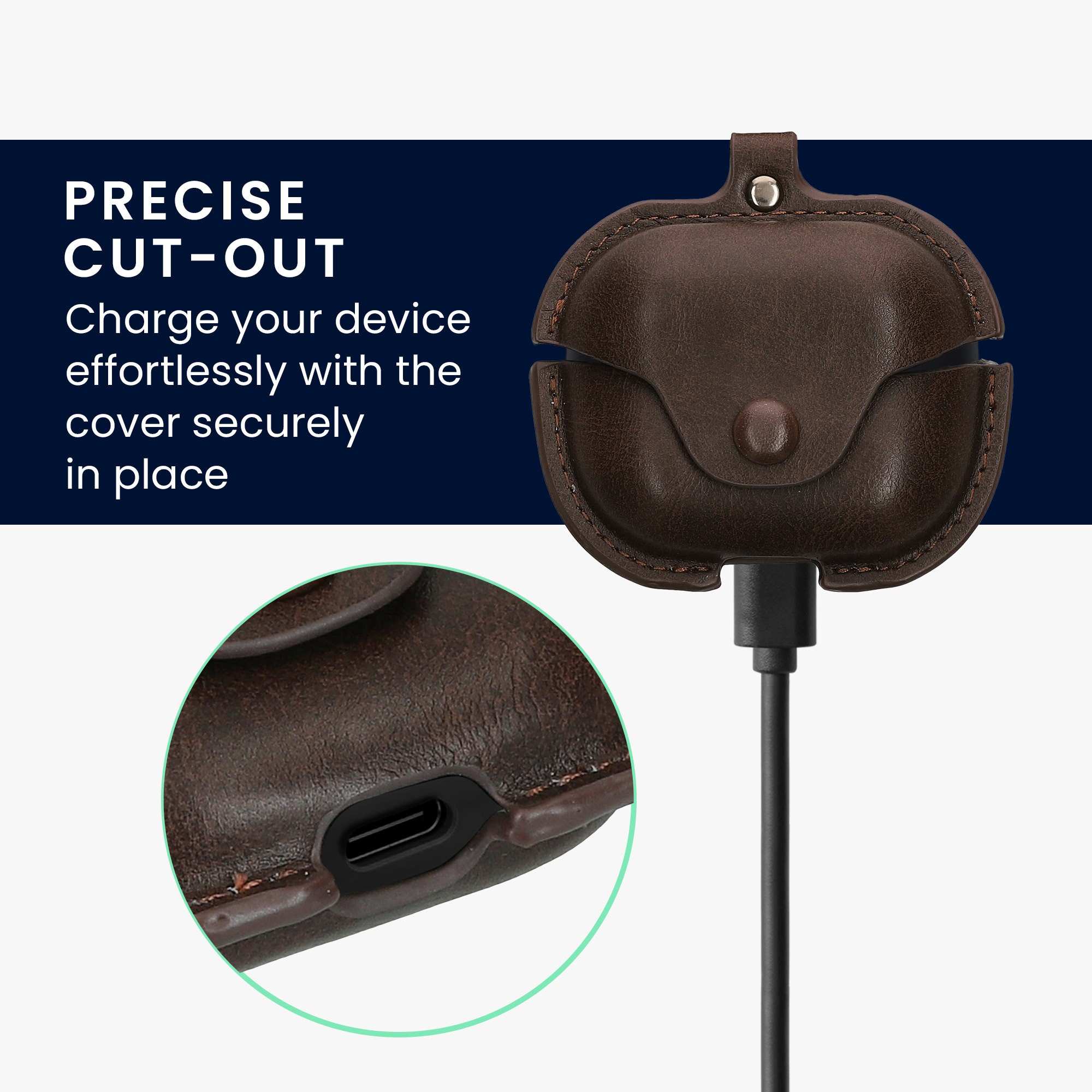 Silikonové pouzdro na sluchátka Samsung Galaxy Buds 3 kwmobile tmavě hnědý