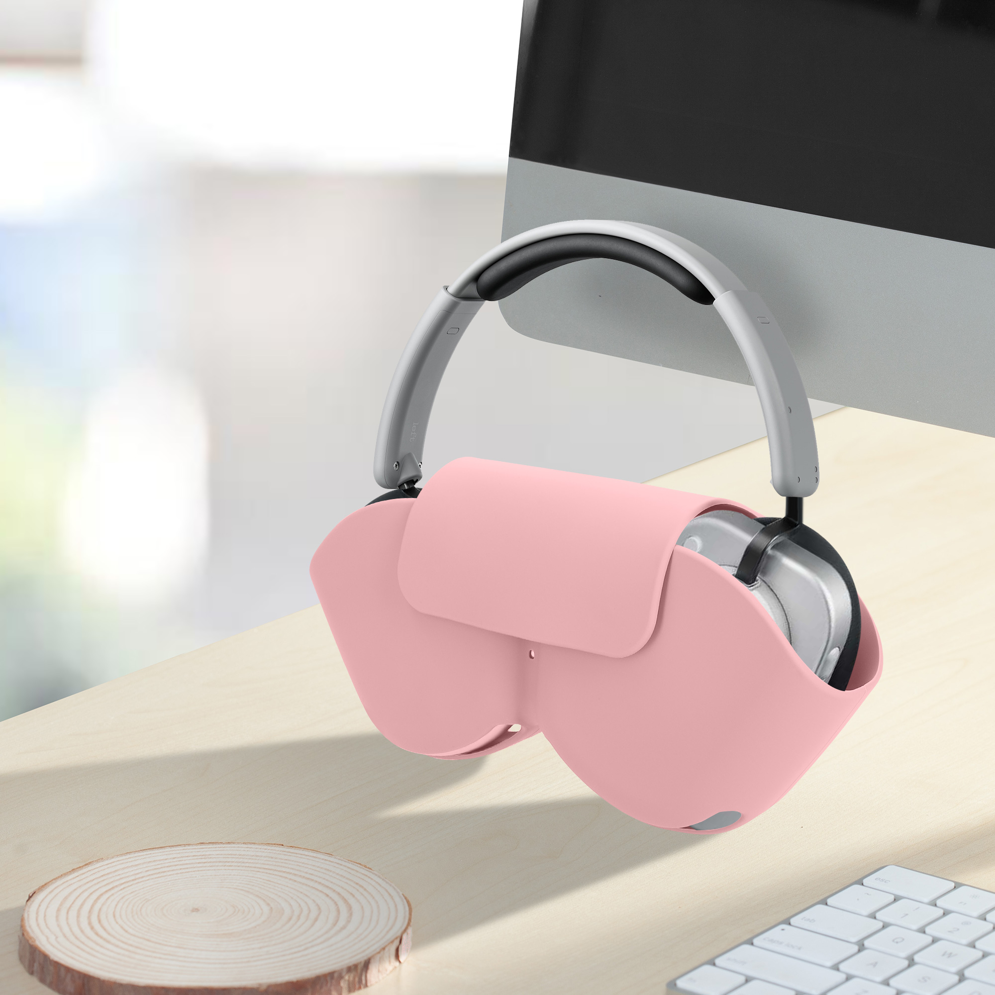 Silikonový kryt pro Nothing Headphone (1) kwmobile silikonové - starorůžová