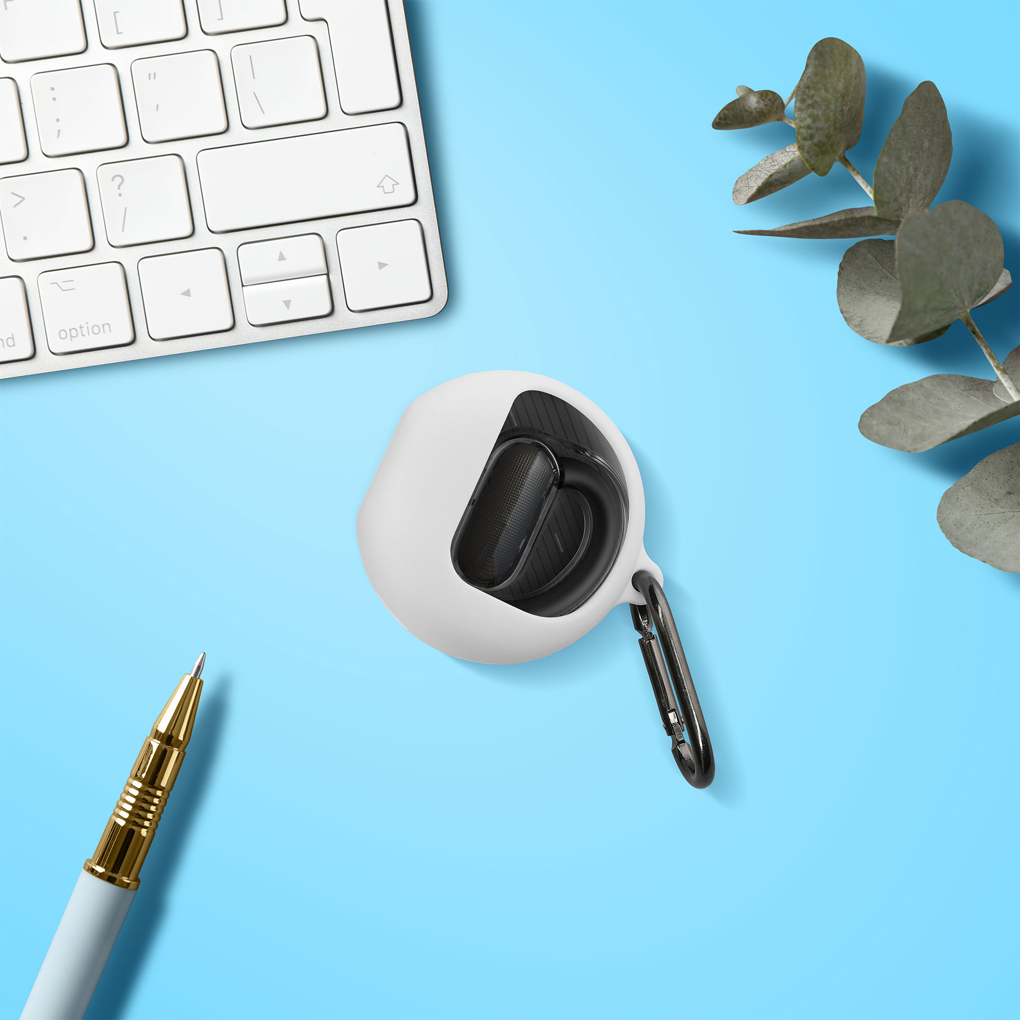 Pouzdro na sluchátka Anker Soundcore V40i kwmobile - bílá