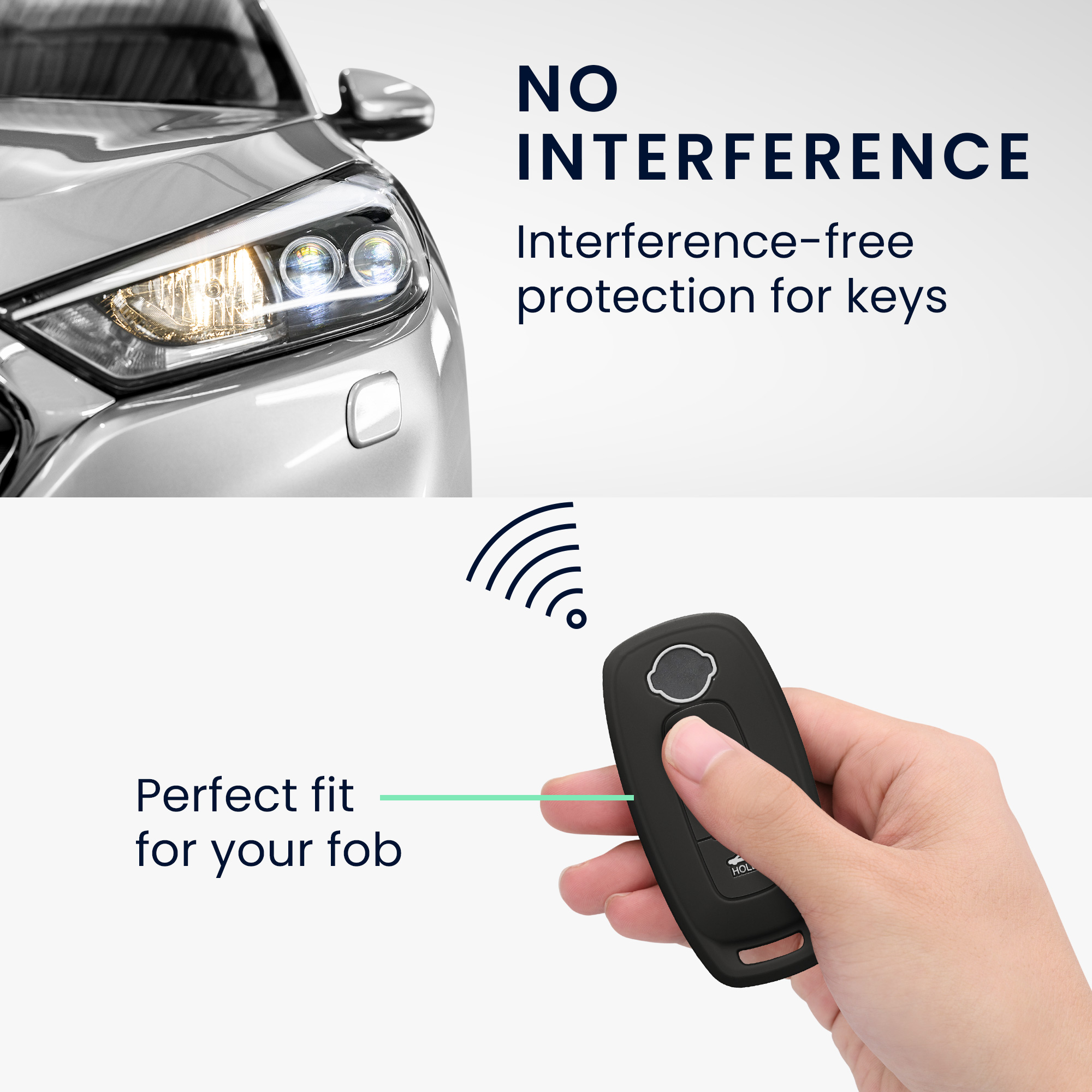 Obal na klíč od auta pro Nissan Ariya B6 B9 X-trail T33 Qashqai kwmobile - matná černá