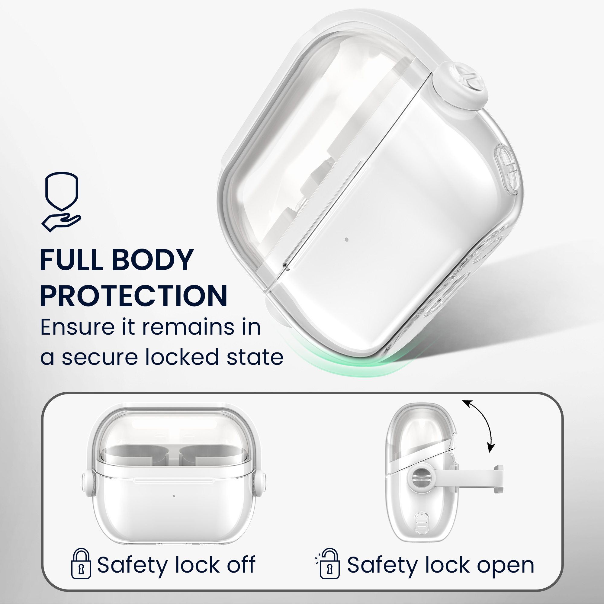 Čiré pouzdro na sluchátka Samsung Galaxy Buds 3 kwmobile transparentní
