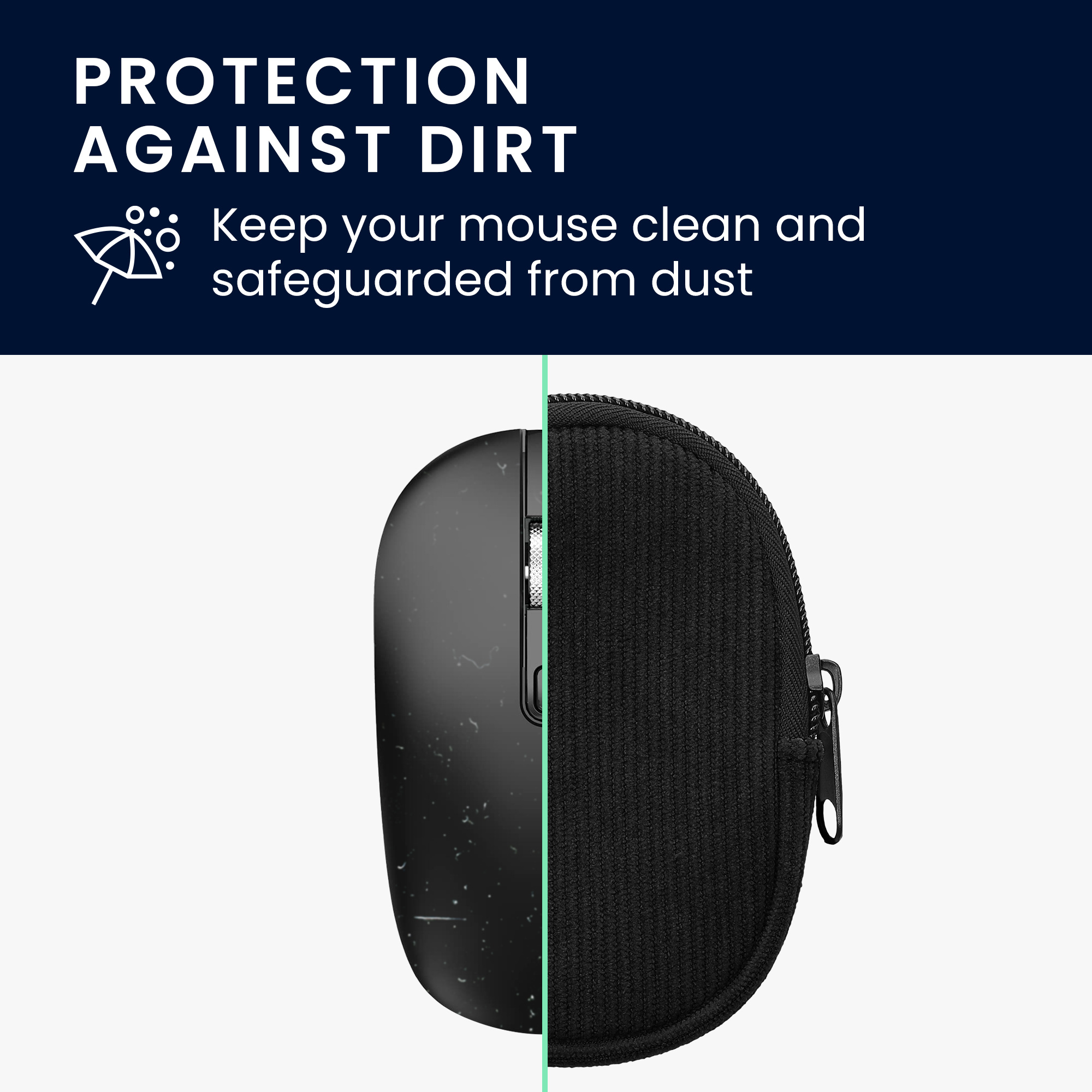 Pouzdro na myš pro HP Z3700 / Anmck M1P / AE WISH ANEWISH / cimetech TM013 kwmobile neoprenové - černá
