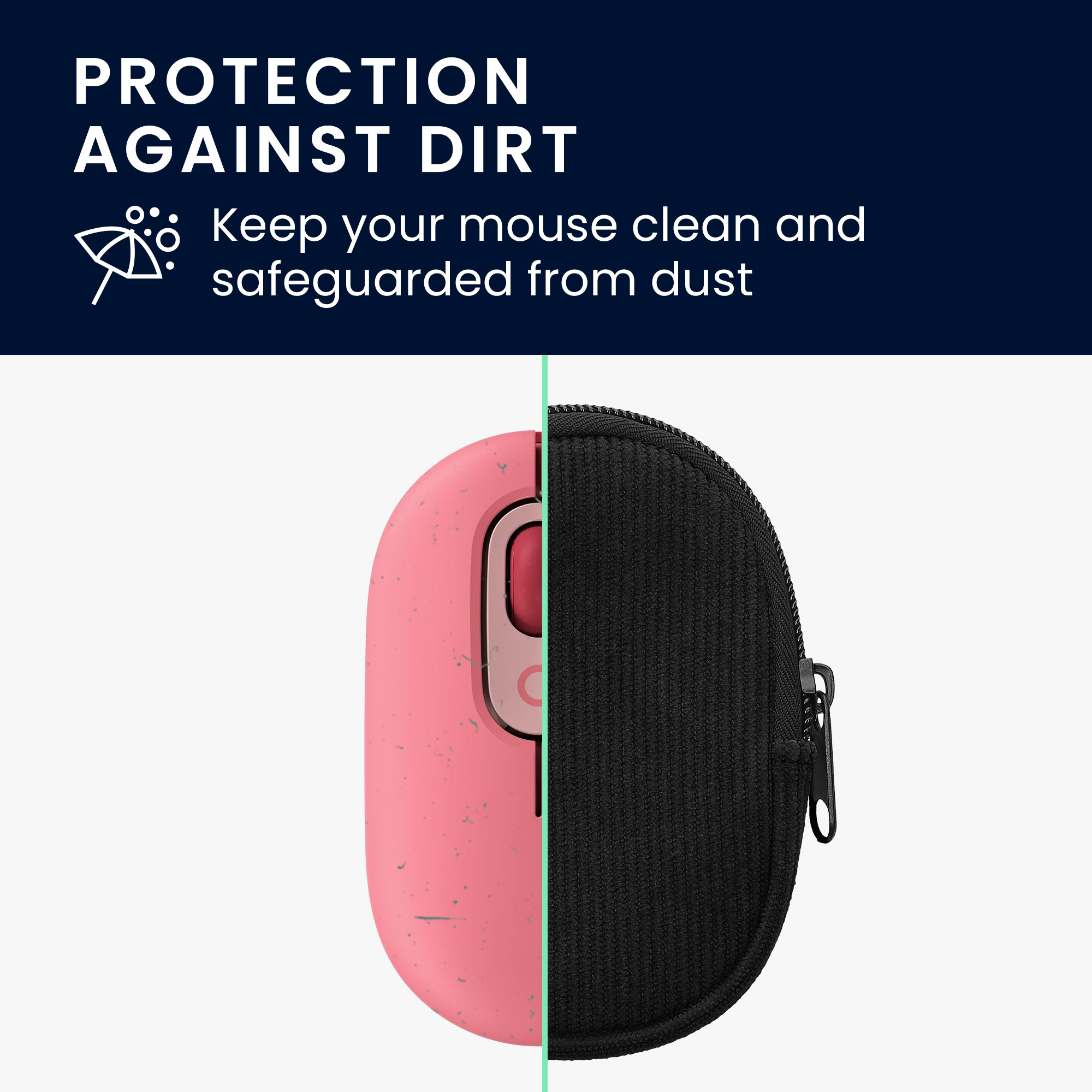 Pouzdro na myš pro Logitech POP Mouse kwmobile neoprenové - černá