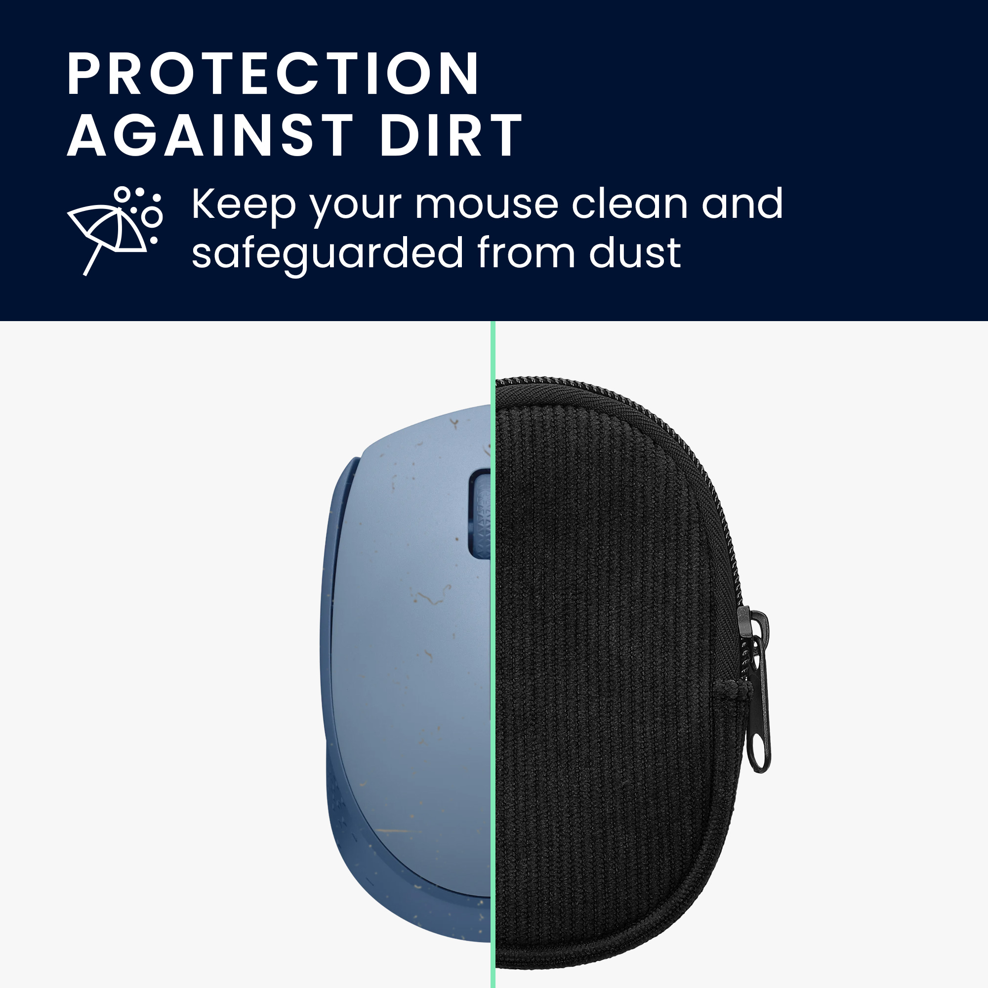 Pouzdro na myš pro Logitech M171 kwmobile neoprenové - černá