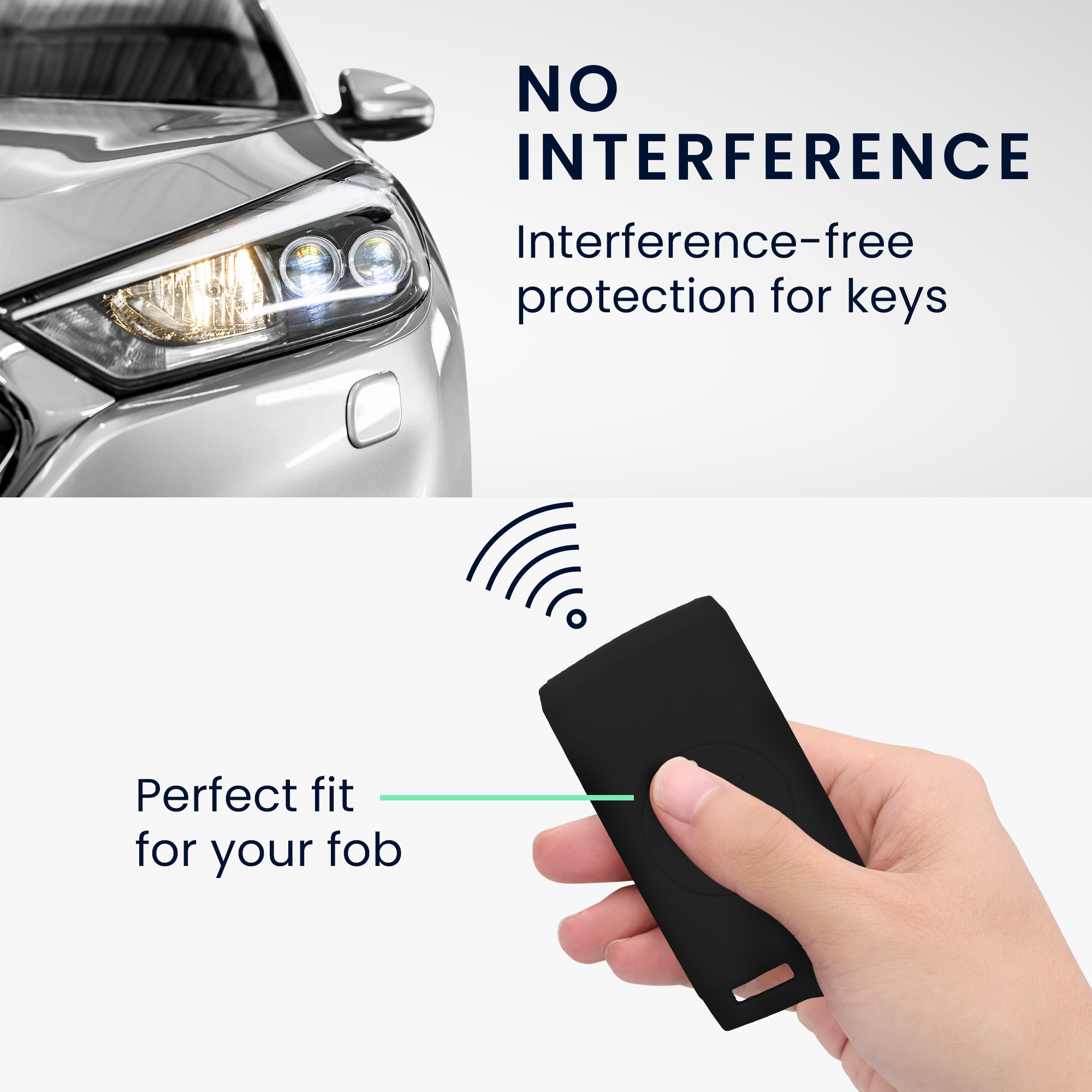Obal na klíč od auta pro DR 6.0 / DR 5.0 kwmobile - černá