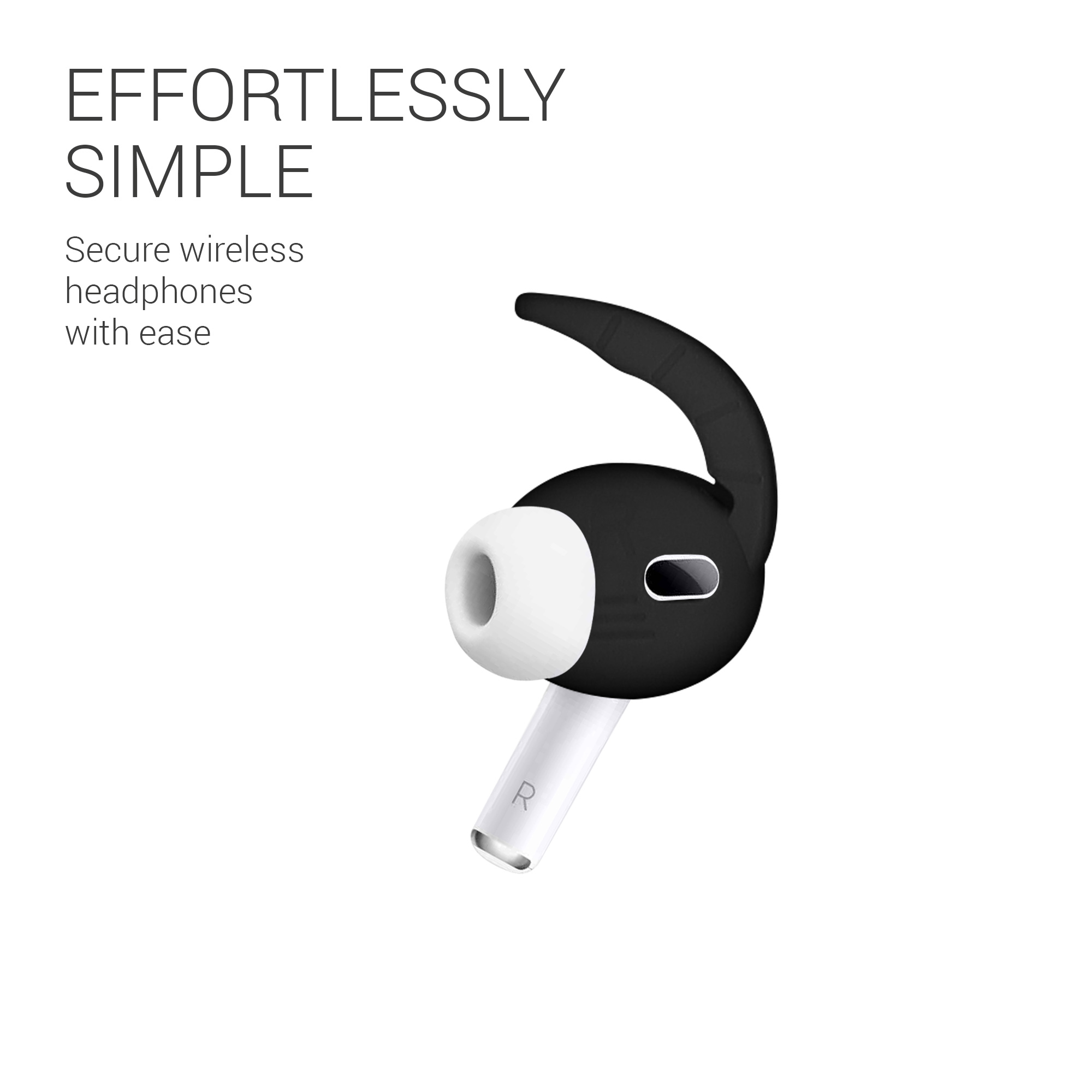 Háčky na sluchátka pro Apple Airpods Pro 3 kwmobile sada 6 ks - více barev