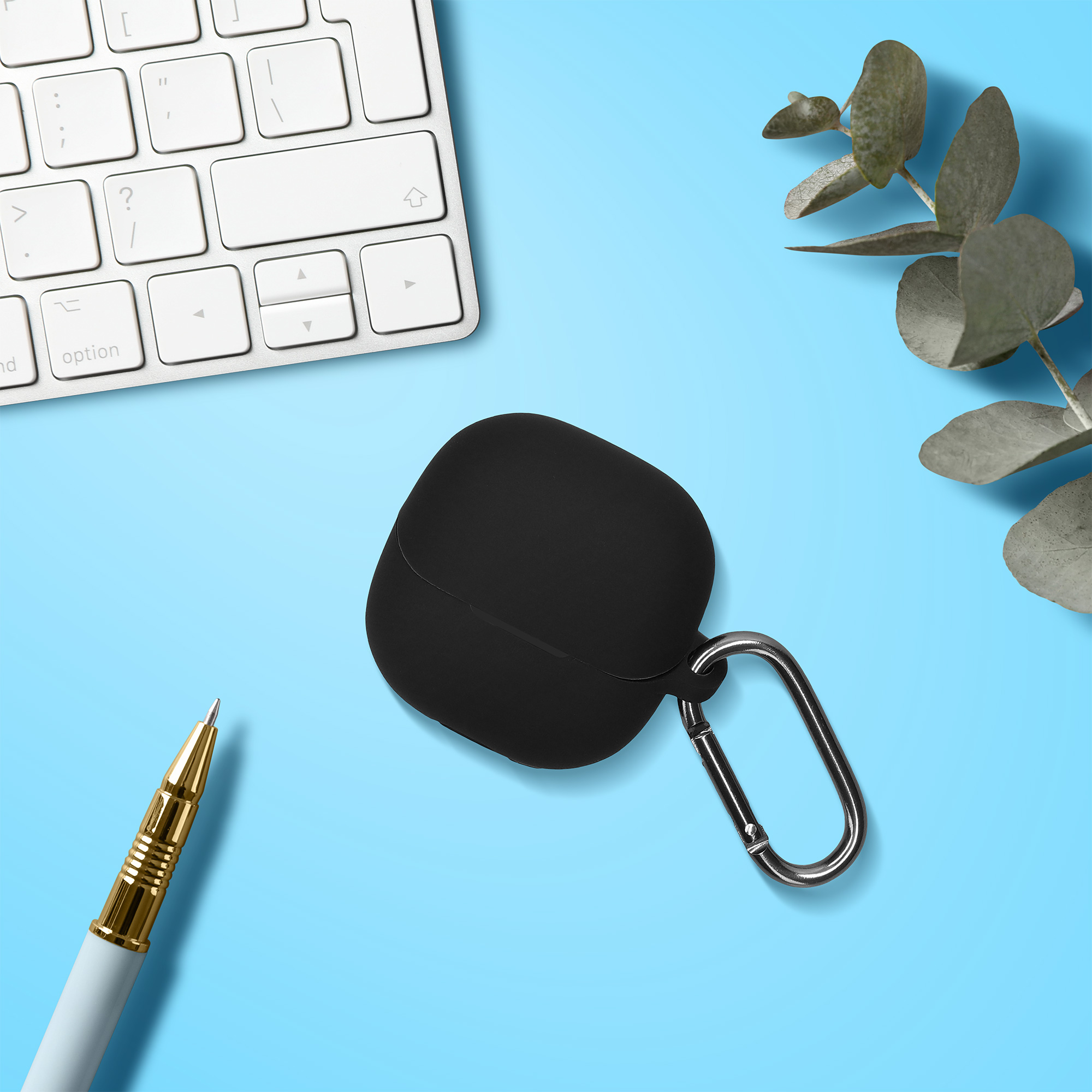 Silikonové pouzdro na sluchátka Xiaomi Buds 6 černé