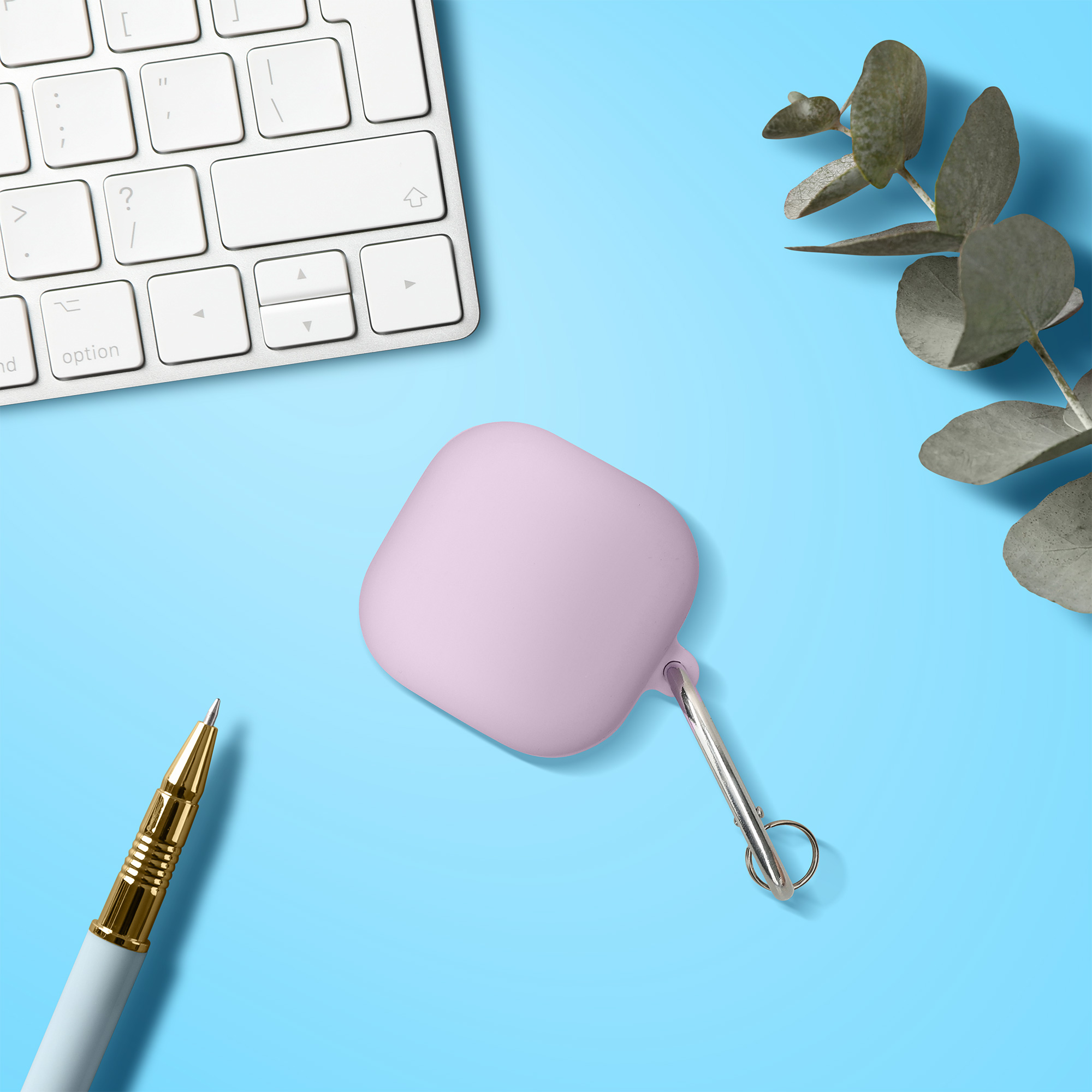 Silikonové pouzdro na sluchátka Samsung Galaxy Buds 4 / Galaxy Buds 4 Pro Case kwmobile levandulový