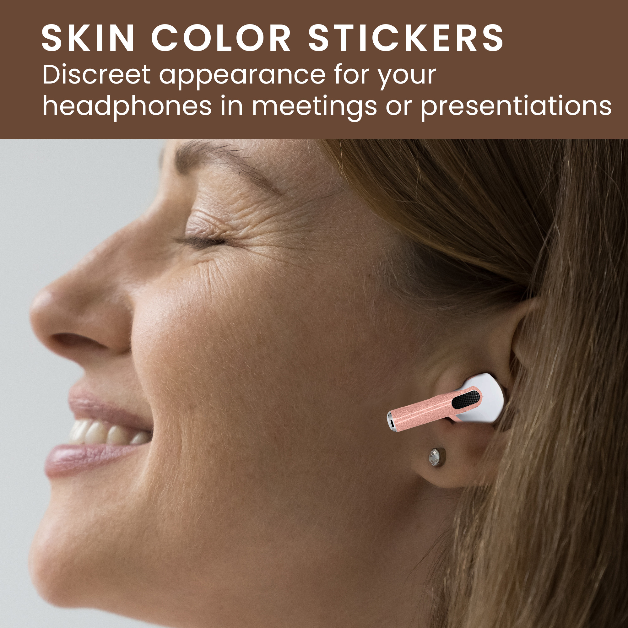 Nálepka na sluchátka pro Apple Airpods Pro 3 Sticker Wrap kwmobile - Tone59