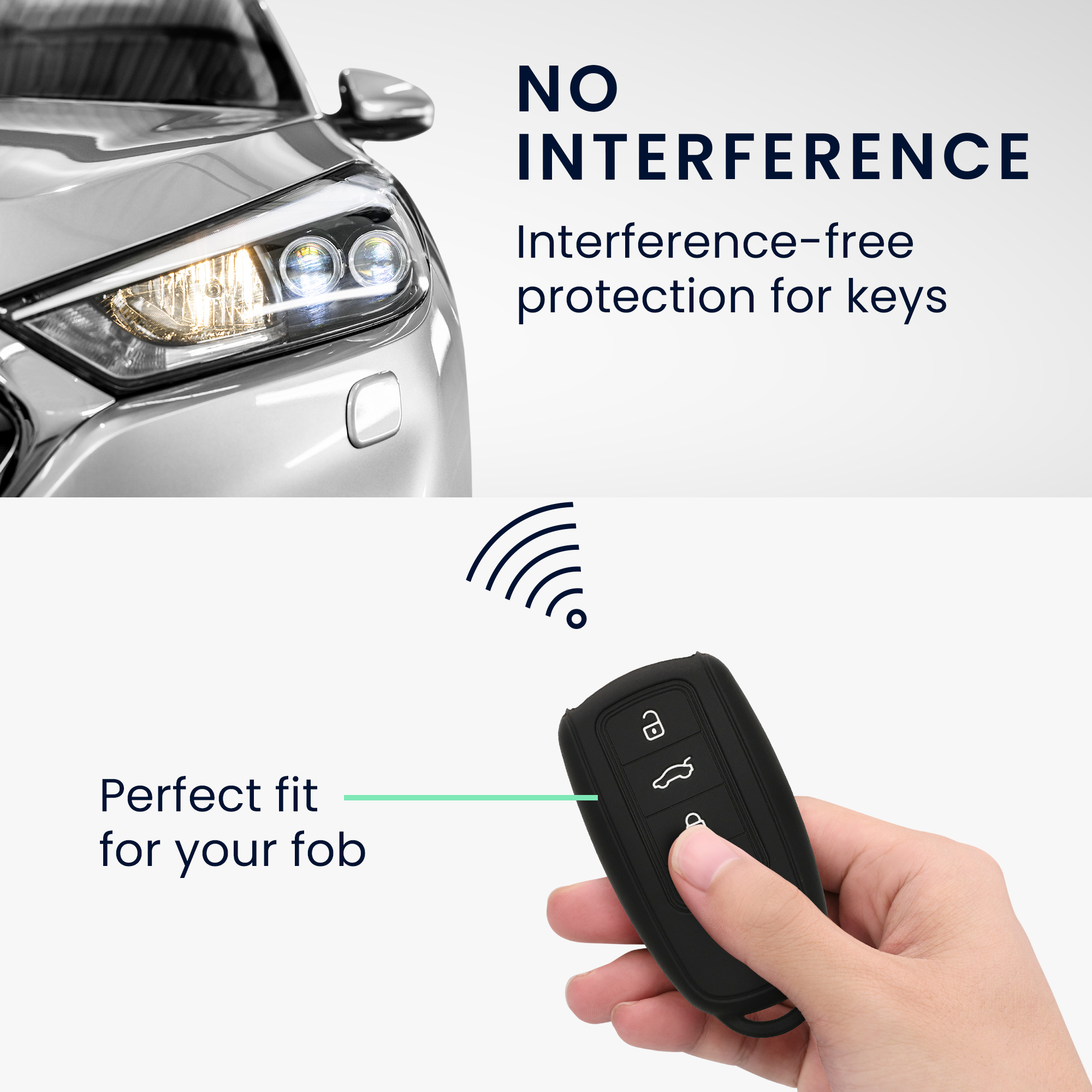 Obal na klíč od auta pro Chery OmodaC5 /Jaecoo7/ Tiggo 7Pro 8Pro / Arrizo5 kwmobile - zelená / červená / černá