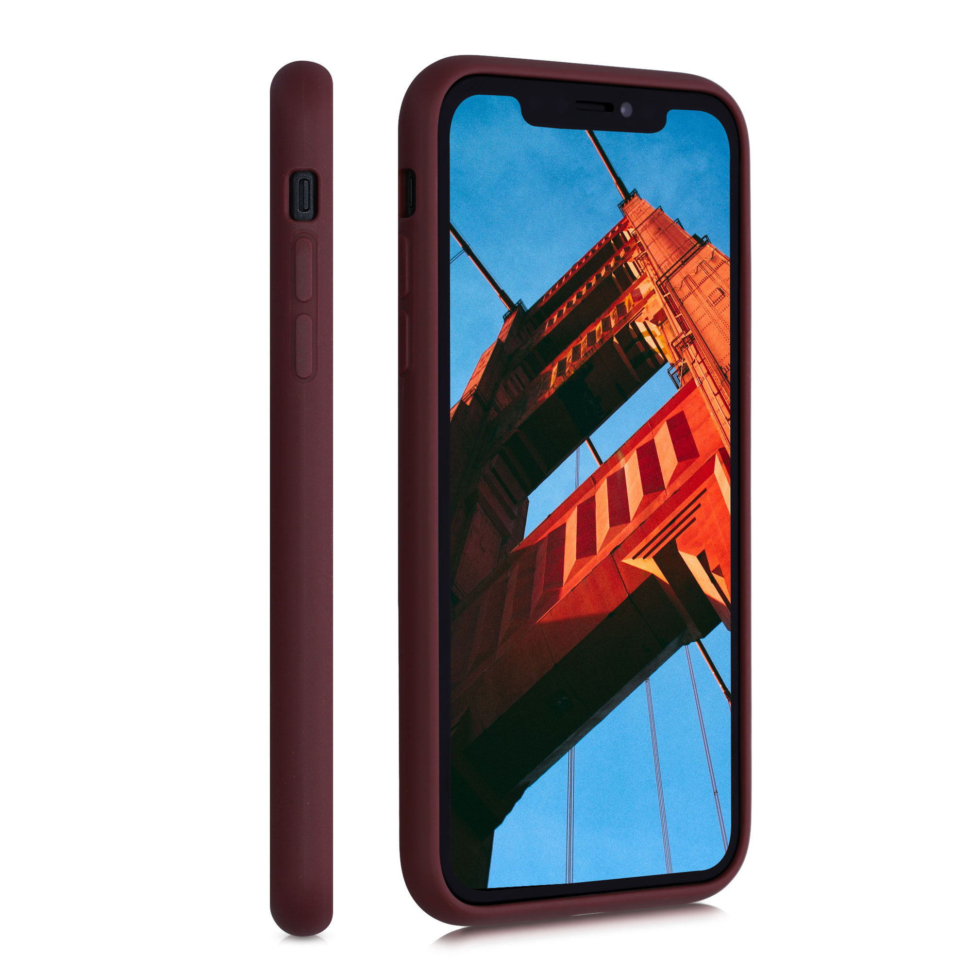 Kryt na mobil s pšeničnou slámou kalibri pro Apple iPhone XR - červenohnědá