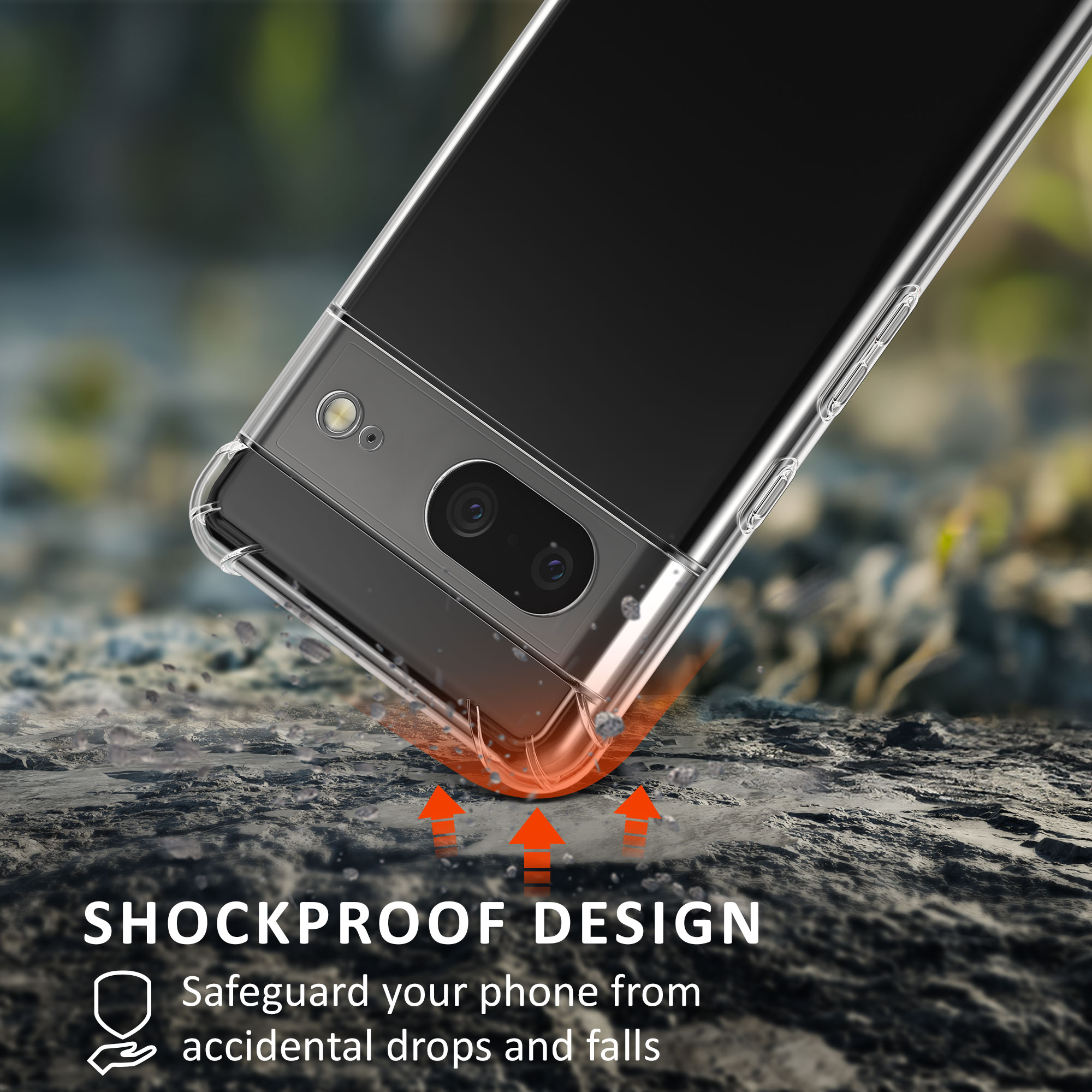 Silikonový kryt kwmobile pro Google Pixel 7 - transparent