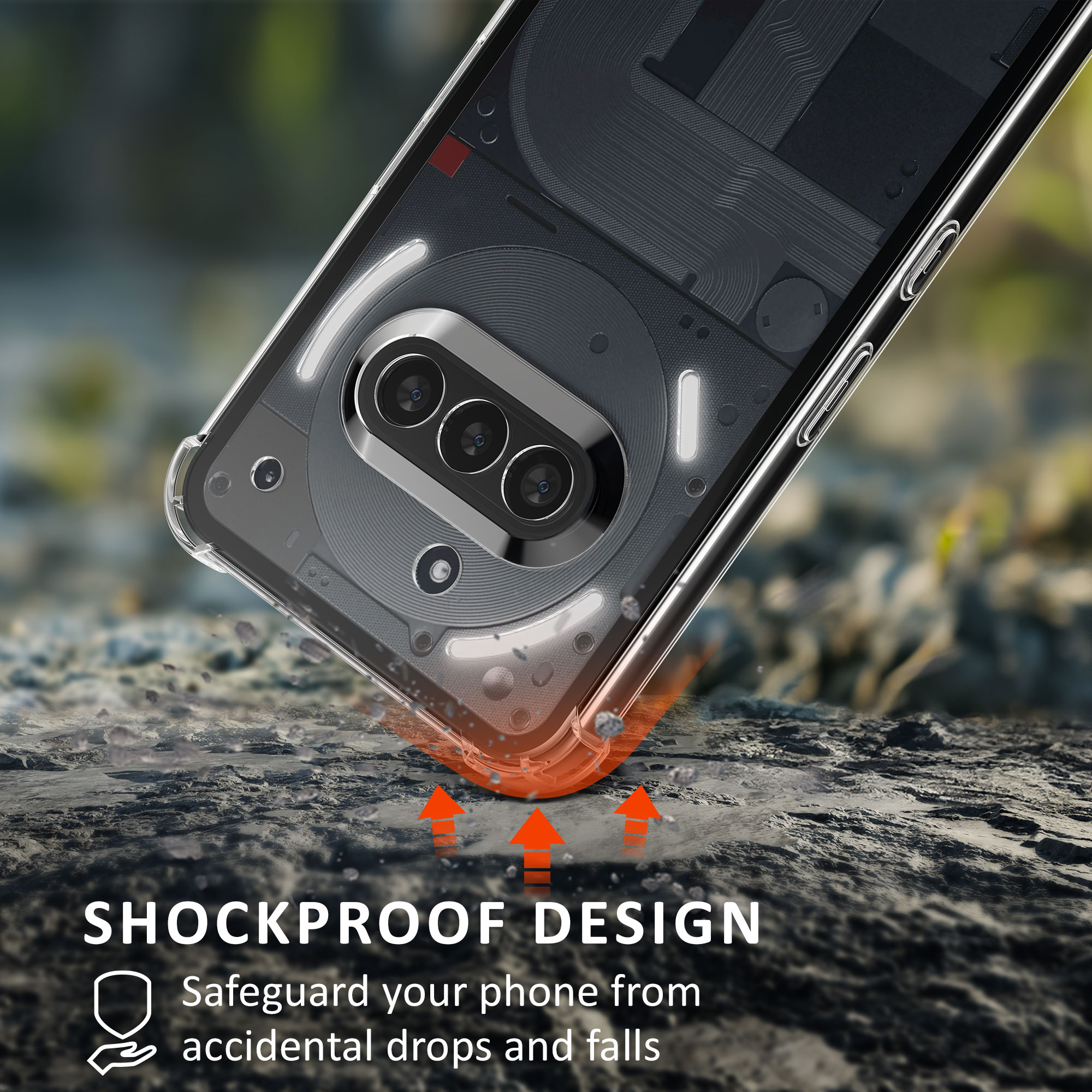 Ochranné sklo Nothing Phone 3a kalibri - transparentní
