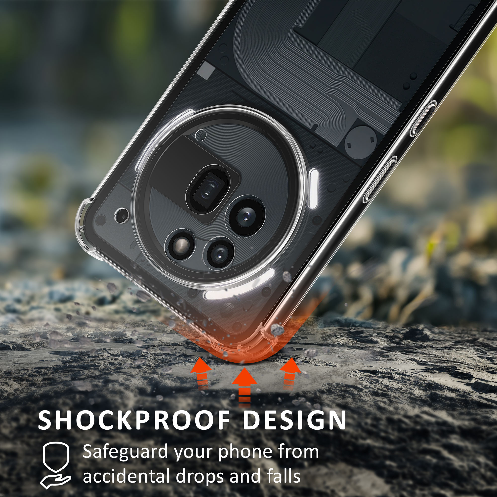 Ochranné sklo Nothing Phone 3a Pro kalibri - transparentní