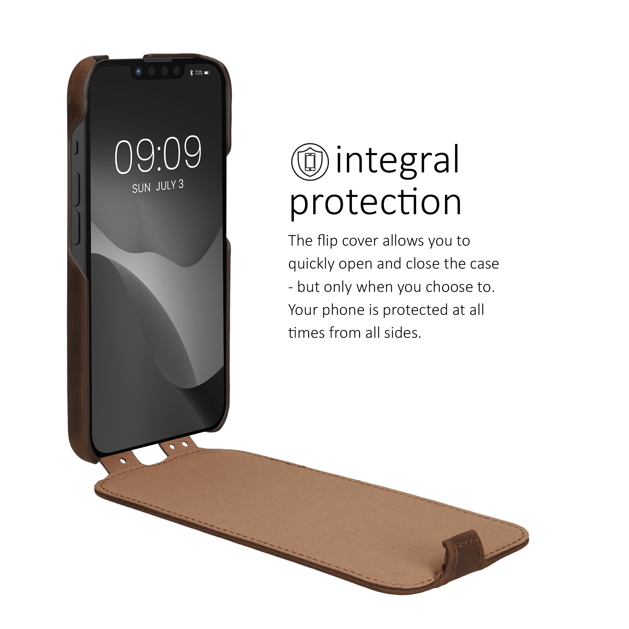 Silikonový kryt kwmobile pro Apple iPhone 17e / iPhone 16e - hnědá