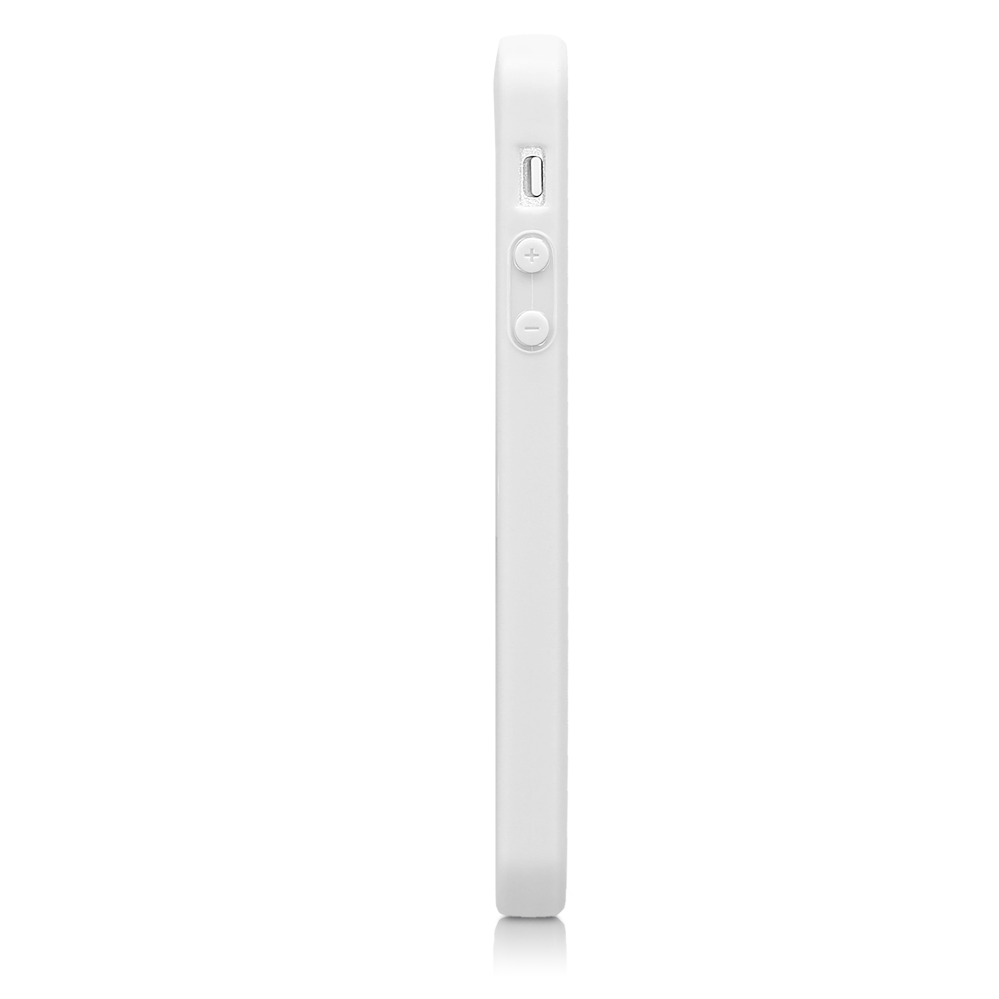 Silikonový TPU kryt kwmobile pro iPhone SE (1. generace 2016) / iPhone 5 / iPhone 5S - světle šedá matná