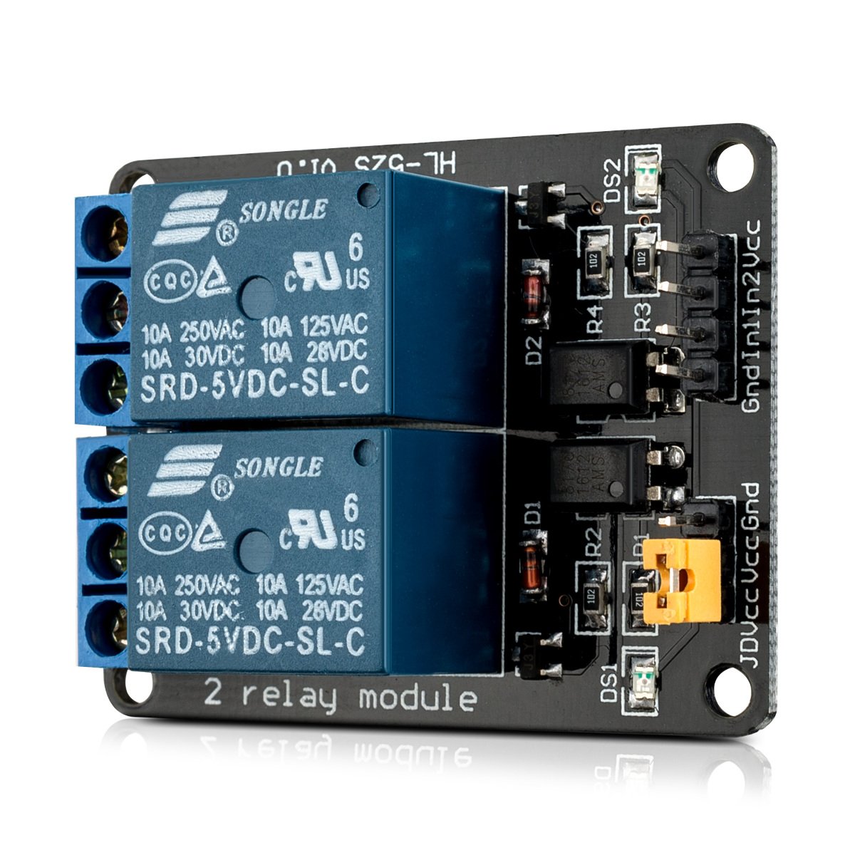 2kanálový relé modul 5 V pro Arduino / Raspberry Pi - 3 ks