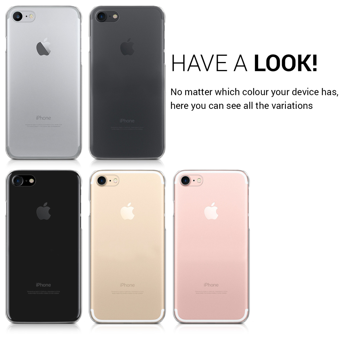 Transparentní TPU kryt kwmobile pro iPhone SE 2022/2020/8/7 - transparentní