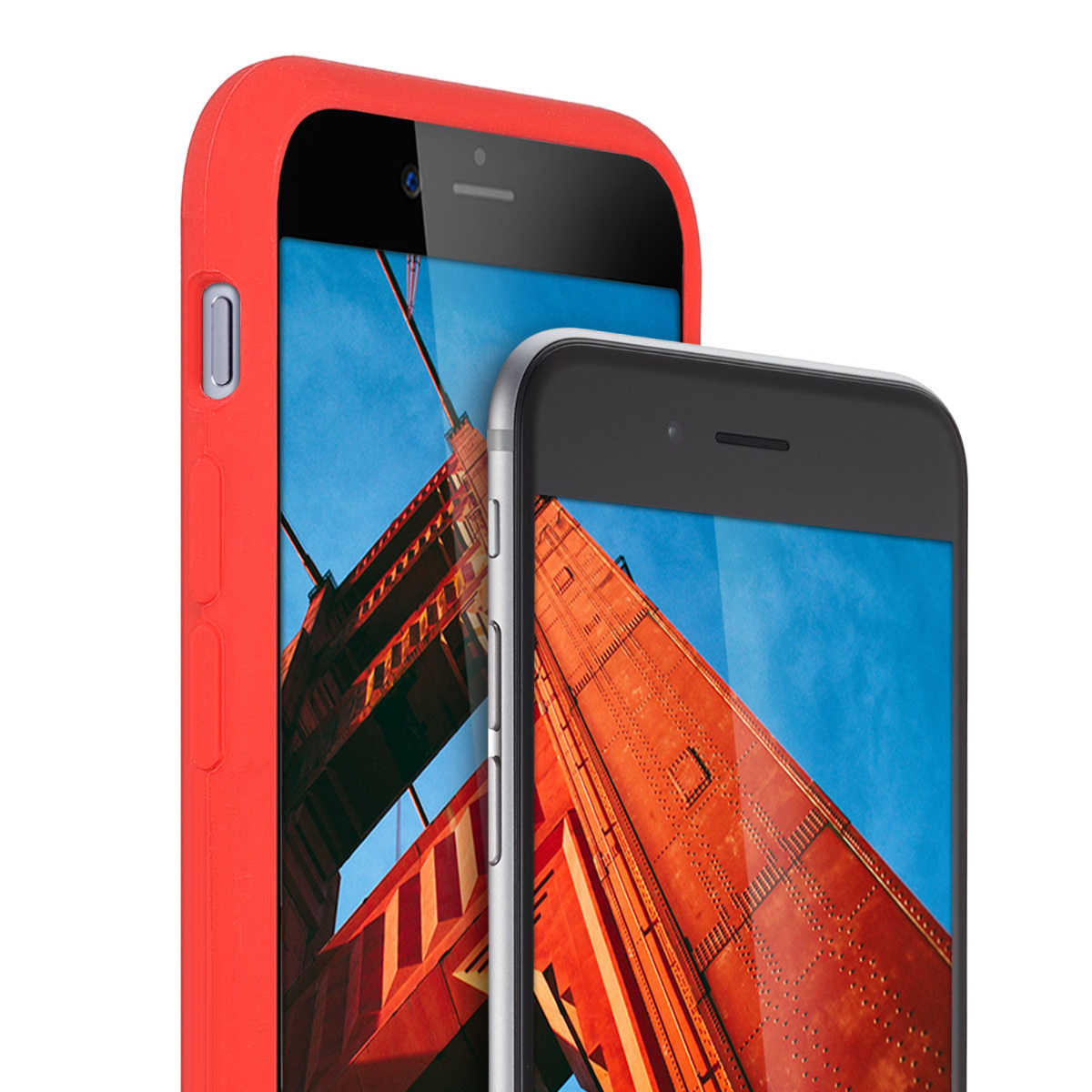 Silikonový kryt kwmobile pro Apple iPhone 6 / 6S - červená