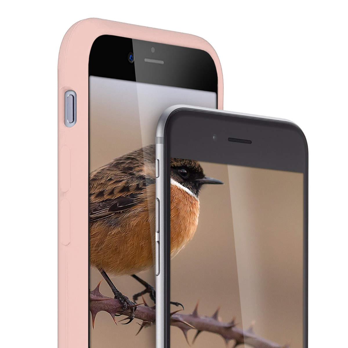 Silikonový kryt kwmobile pro Apple iPhone 6 / 6S - růžová