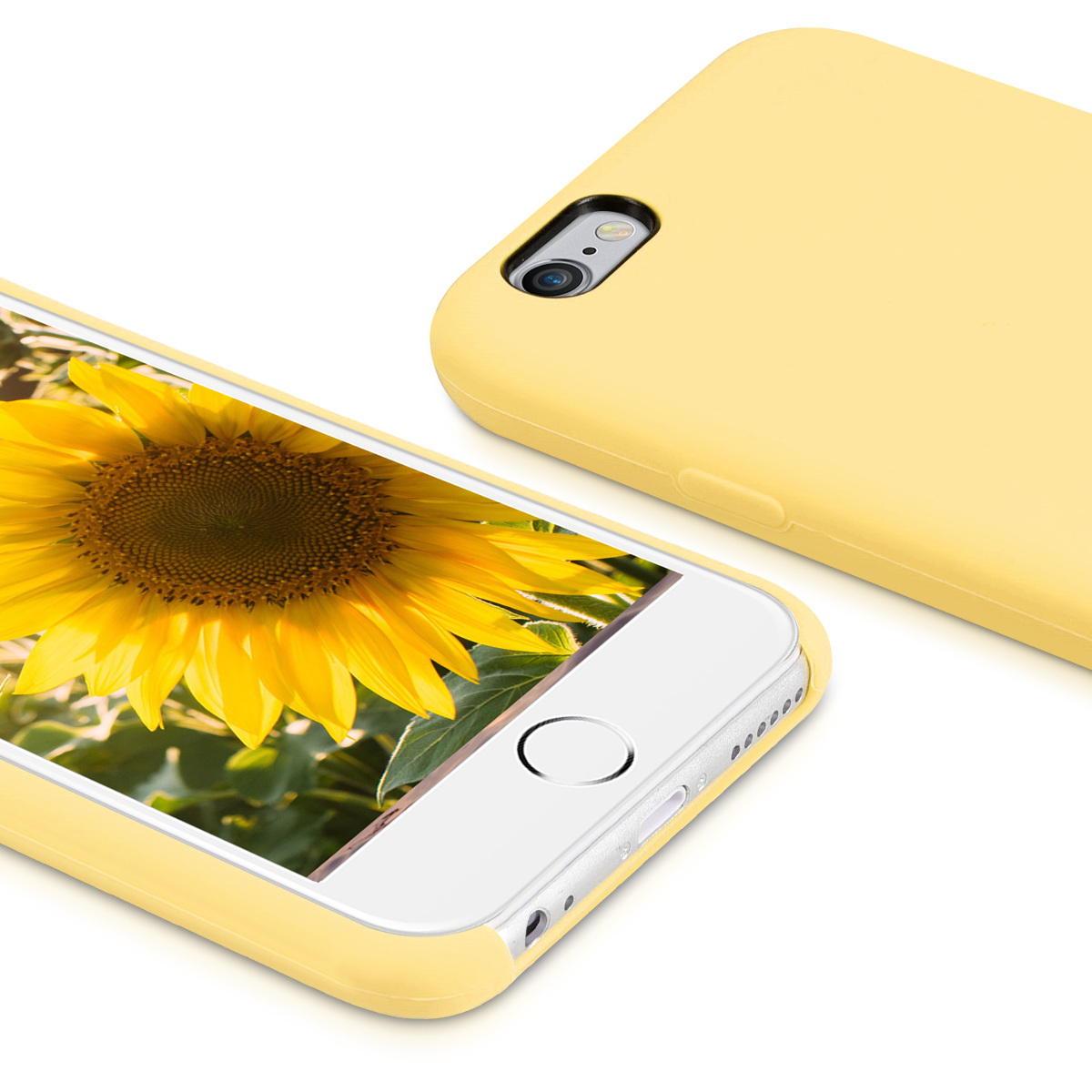 Silikonový kryt kwmobile pro Apple iPhone 6 / 6S - žlutá