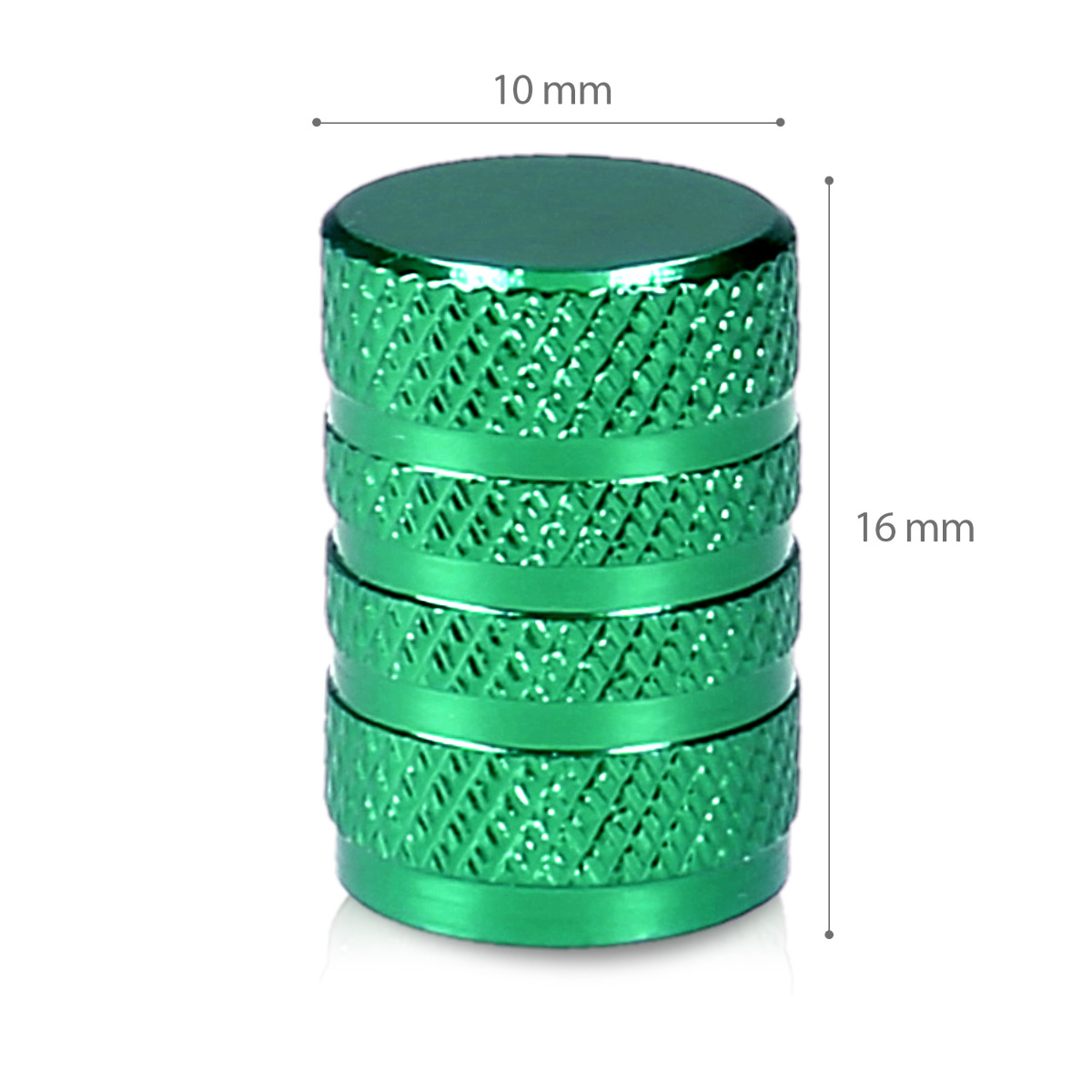 Kovové čepičky ventilků kwmobile pro auto, kolo a motocykl - set of 5 tire stem car wheel dustproof cap