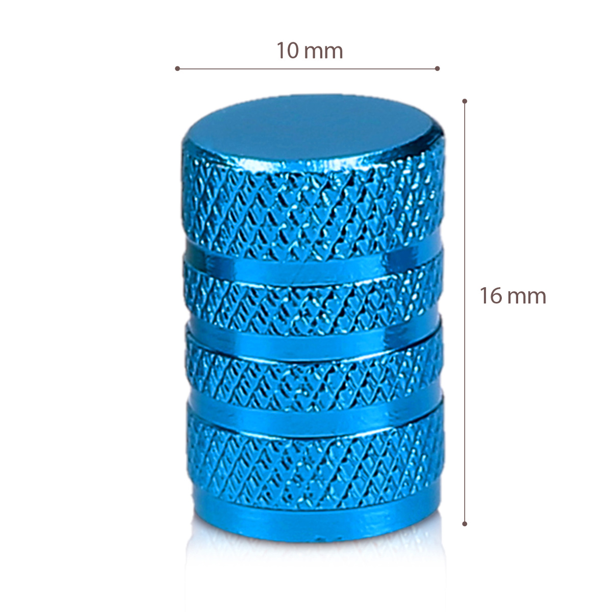 Kovové čepičky ventilků kwmobile pro auto, kolo a motocykl - set of 5 tire stem car wheel dustproof cap