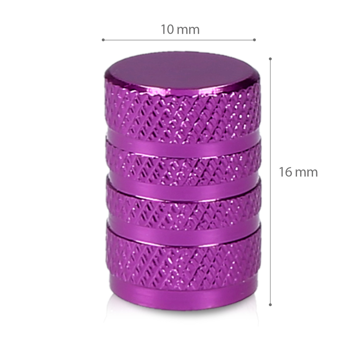 Kovové čepičky ventilků kwmobile pro auto, kolo a motocykl - set of 5 tire stem car wheel dustproof cap