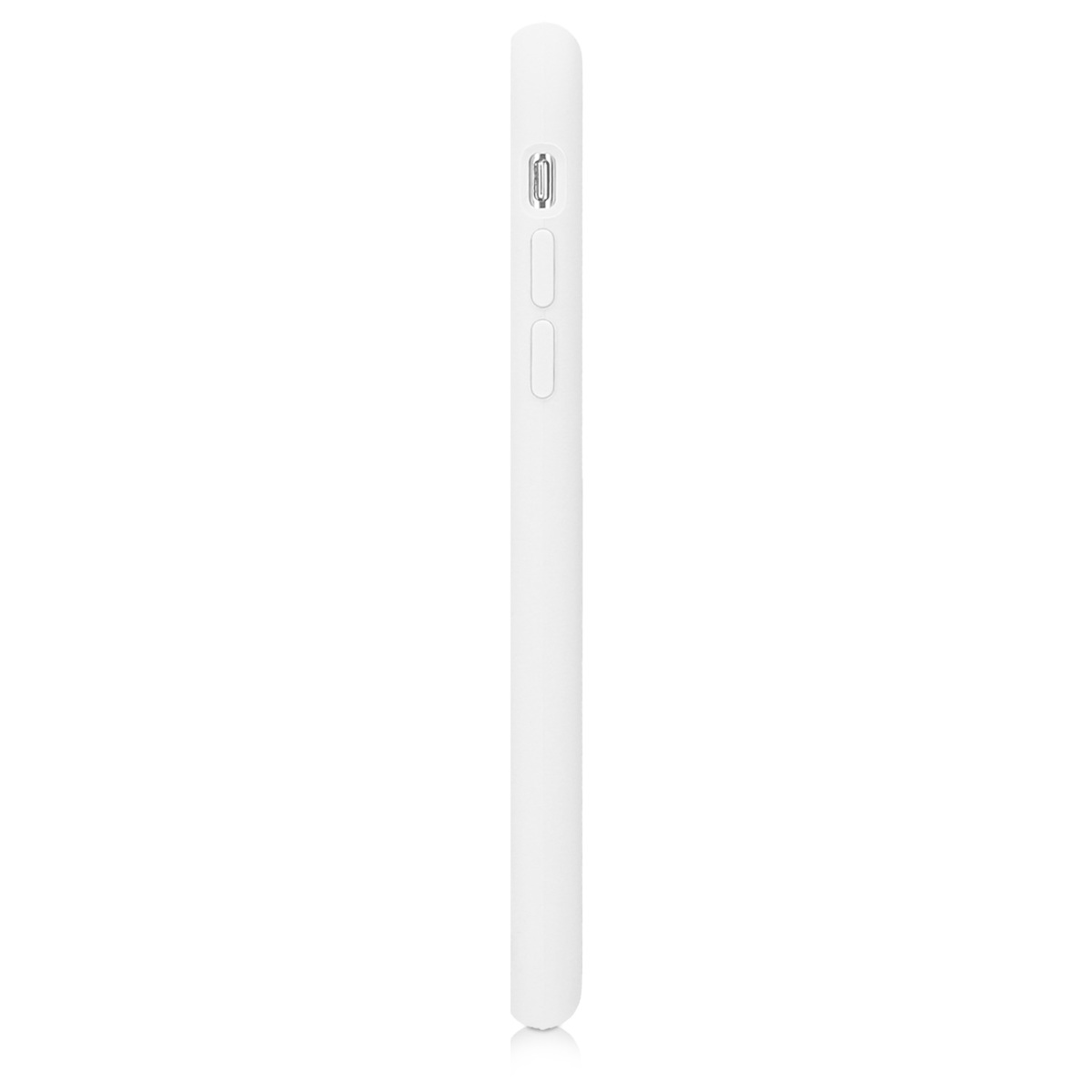 Silikonový kryt na mobil kwmobile pro Apple iPhone X - bílá