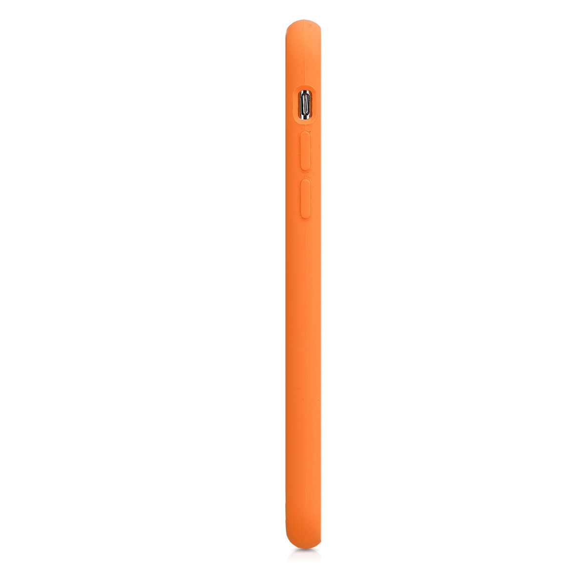 Silikonový kryt na mobil kwmobile pro Apple iPhone X - oranžová Fruity Orange