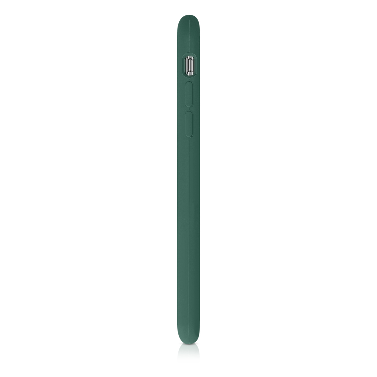Silikonový kryt na mobil kwmobile pro Apple iPhone X - lesní zelená
