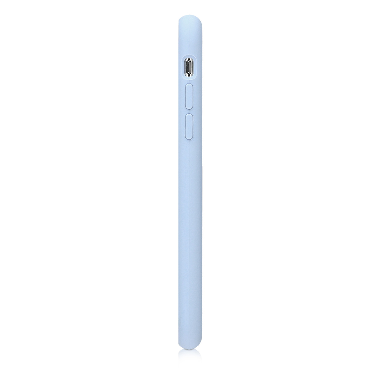 Silikonový TPU kryt kwmobile pro iPhone X - světle modrá matná
