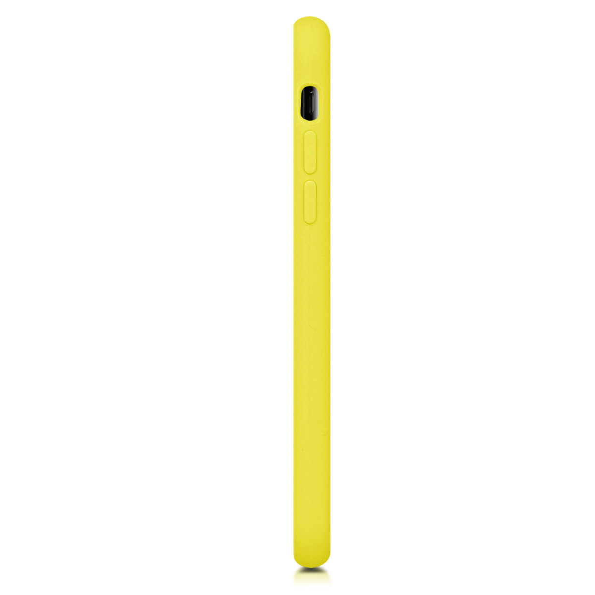 Pouzdro pro Apple iPhone X kwmobile silikonové - žlutá