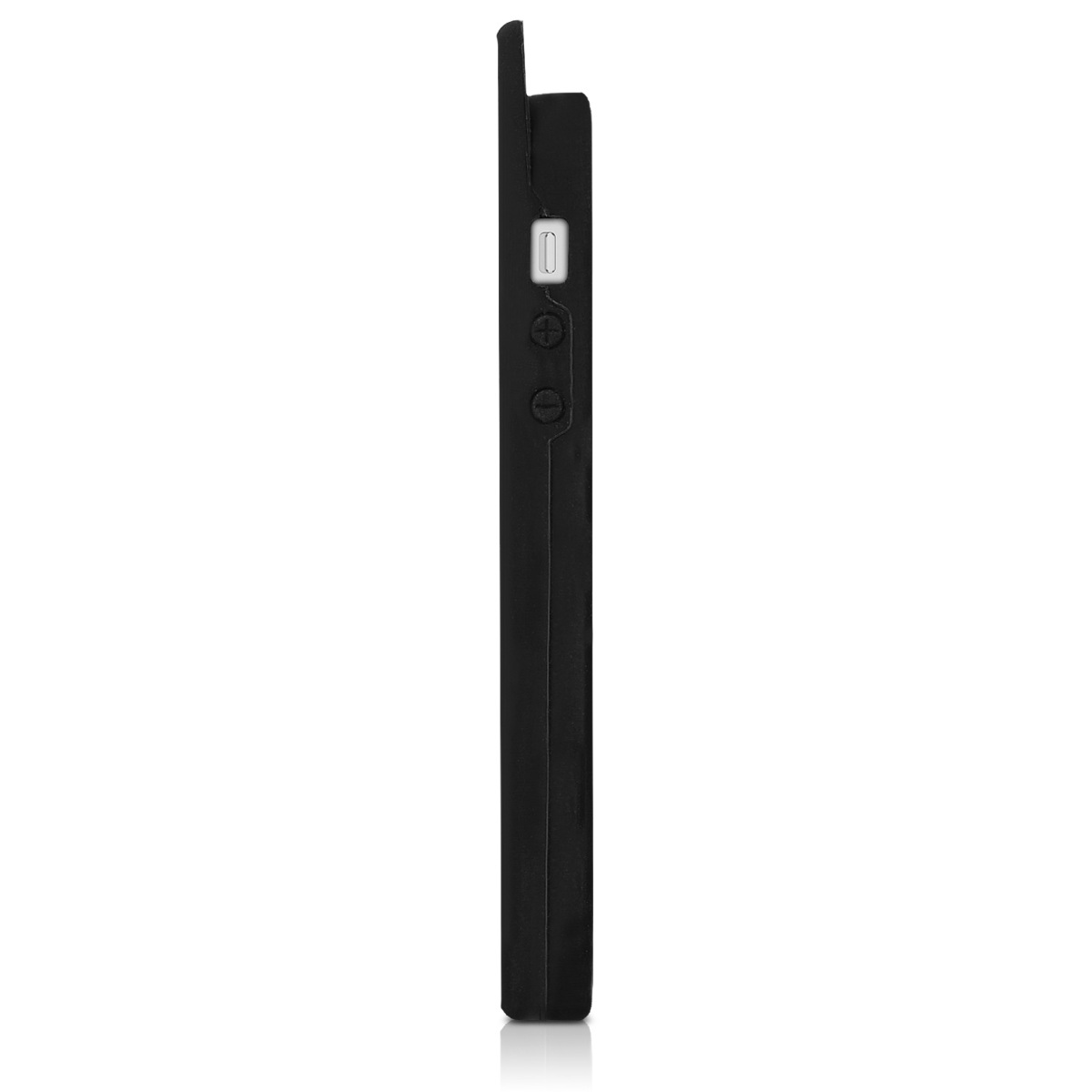 Silikonový kryt kwmobile pro Apple iPhone SE (1.Gen 2016) / iPhone 5 / iPhone 5S - kočka, černá, bílá