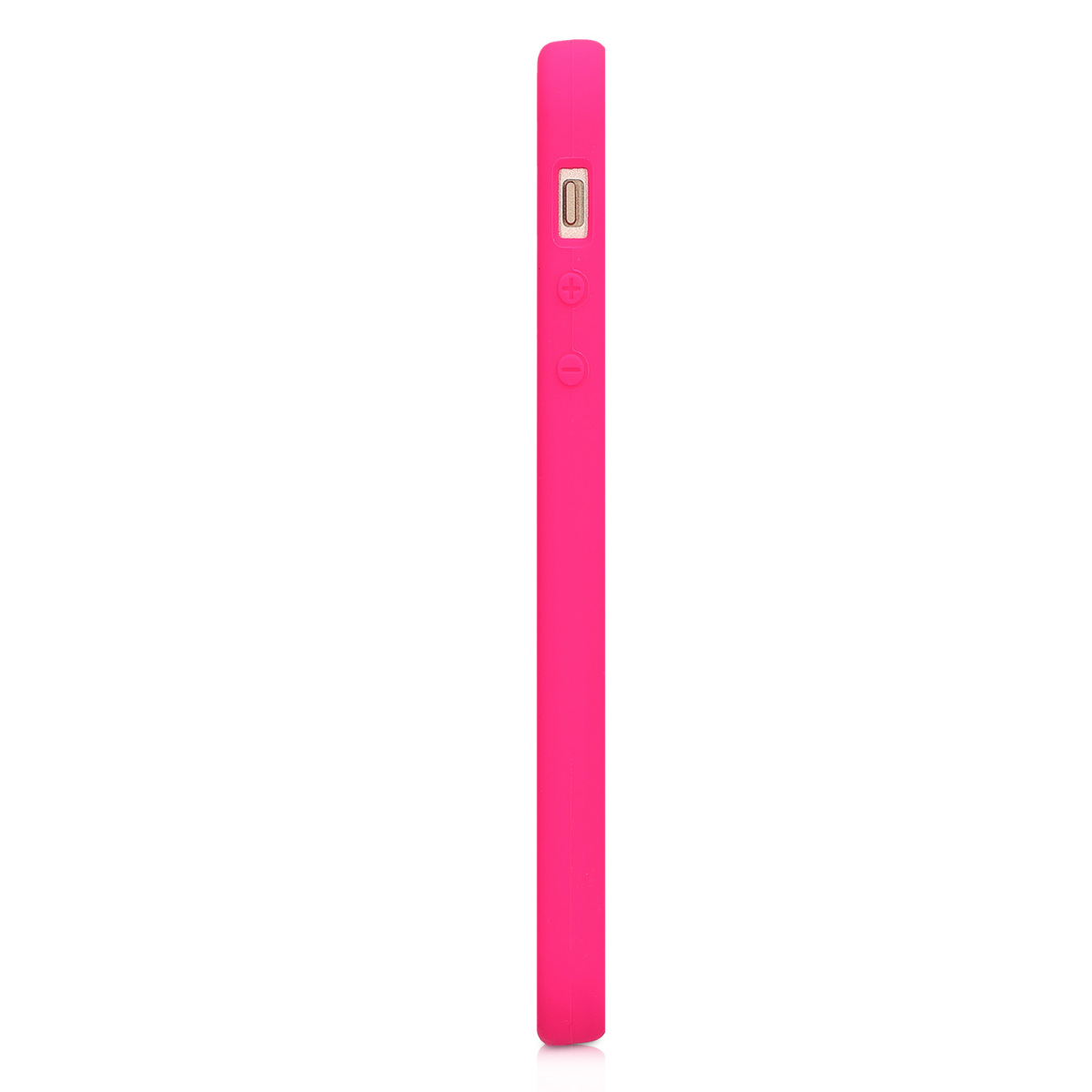 Silikonový TPU kryt kwmobile pro iPhone SE (1. generace 2016) / iPhone 5 / iPhone 5S - neonově růžová