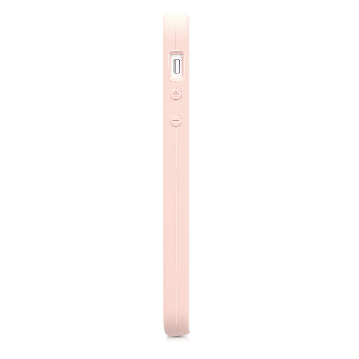 Silikonový TPU kryt kwmobile pro iPhone SE (1. generace 2016) / iPhone 5 / iPhone 5S - pudrově růžová
