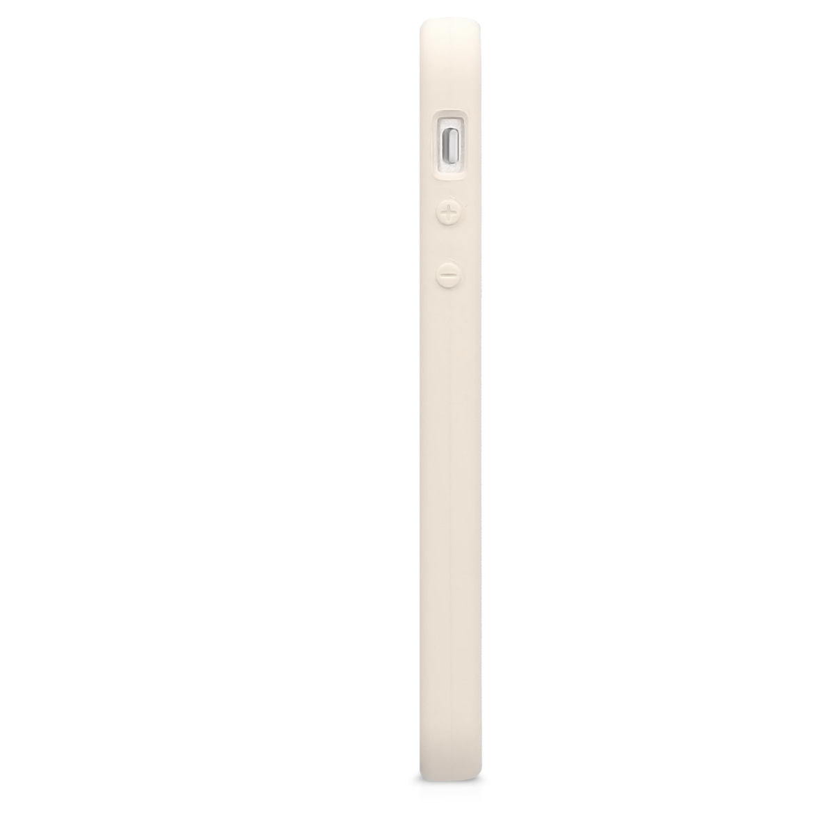 Silikonový TPU kryt kwmobile pro iPhone SE (1. generace 2016) / iPhone 5 / iPhone 5S - krémová