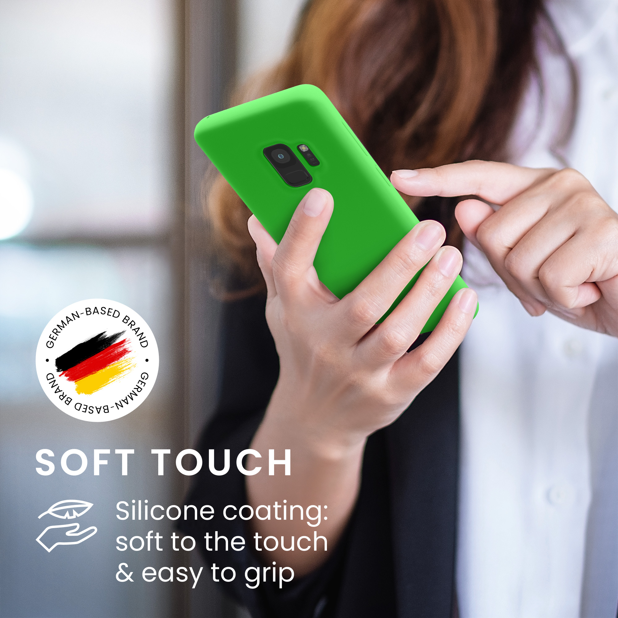 Kryt na mobil Galaxy S9 kwmobile limetkově zelený