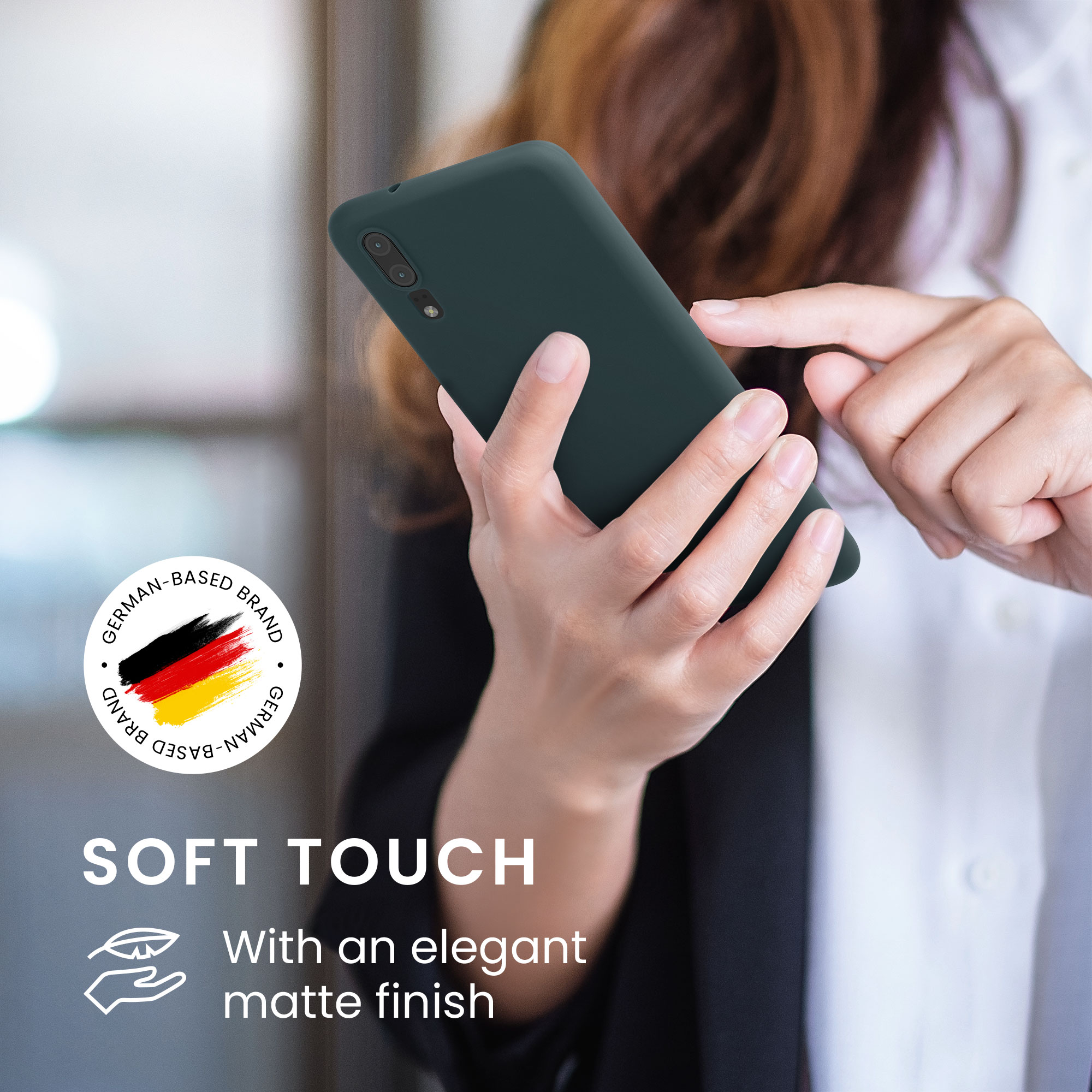 Kryt kwmobile Huawei P20, tmavě břidlicová