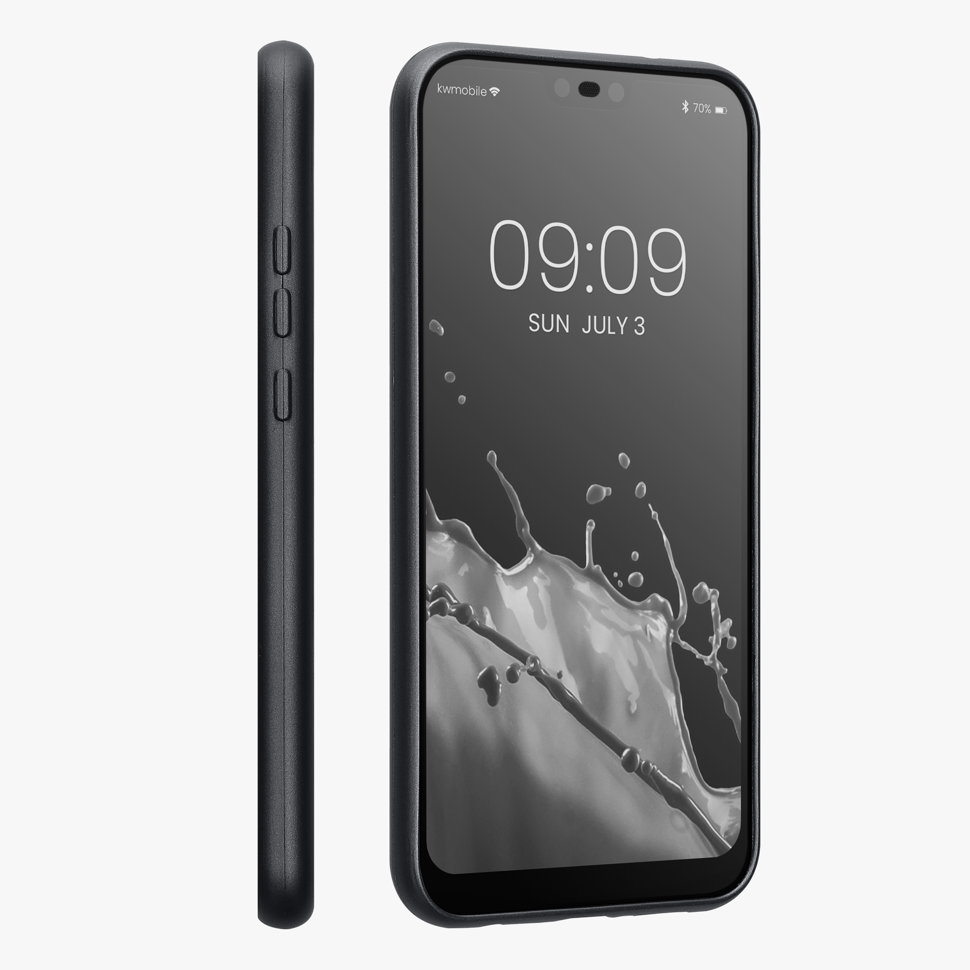 Kryt kwmobile Huawei P20 Lite, metalická šedá