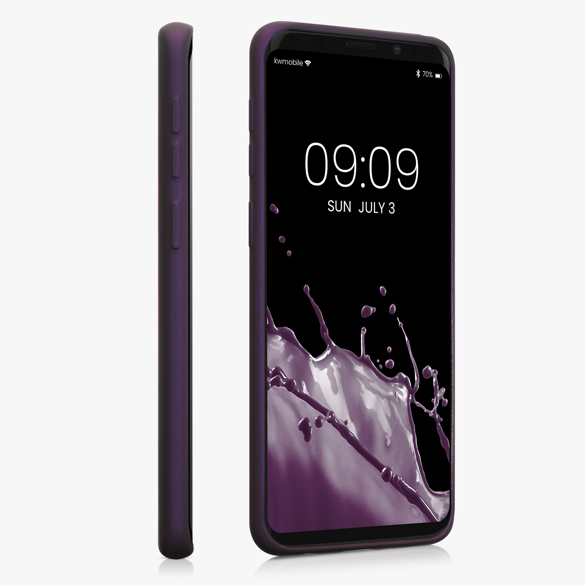 Kryt na mobil Galaxy S9 kwmobile metalický metalicky bobulový