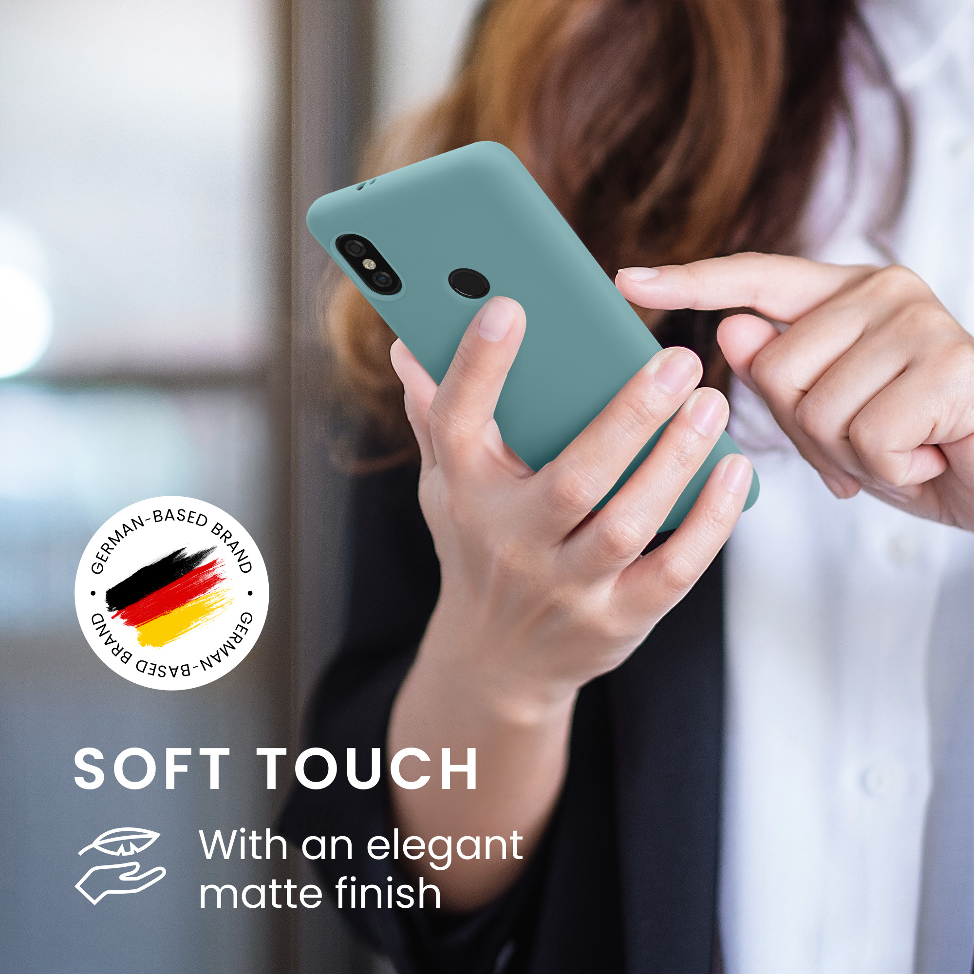 TPU kryt kwmobile pro Xiaomi Redmi Note 5 (Global Version) / Note 5 Pro - tmavě modrá Arctic Night