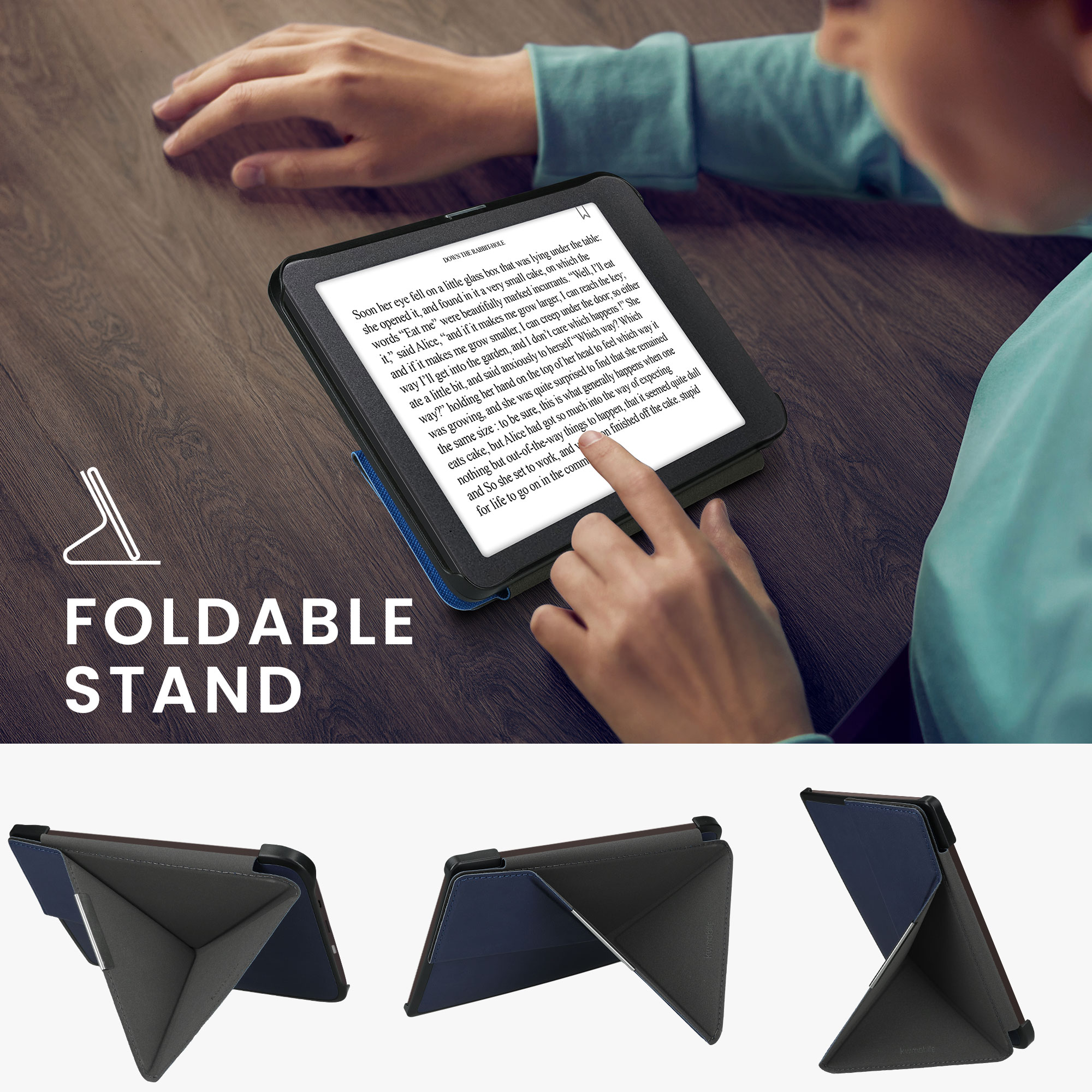 Pouzdro na čtečku kwmobile pro Pocketbook InkPad 3 / 3 Pro / Color /… - tmavě modrá
